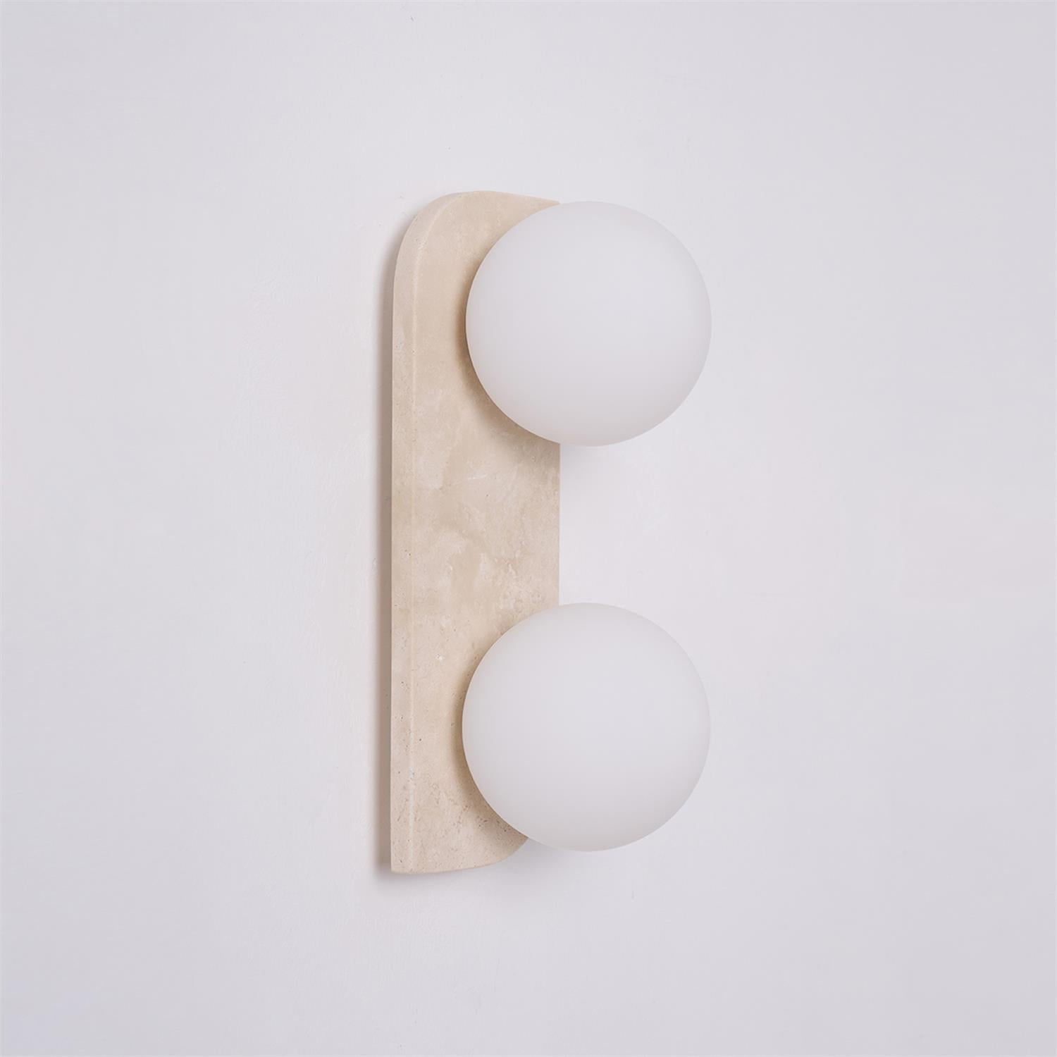 Ritta Travertine Wall Lamp - Neutral Decor