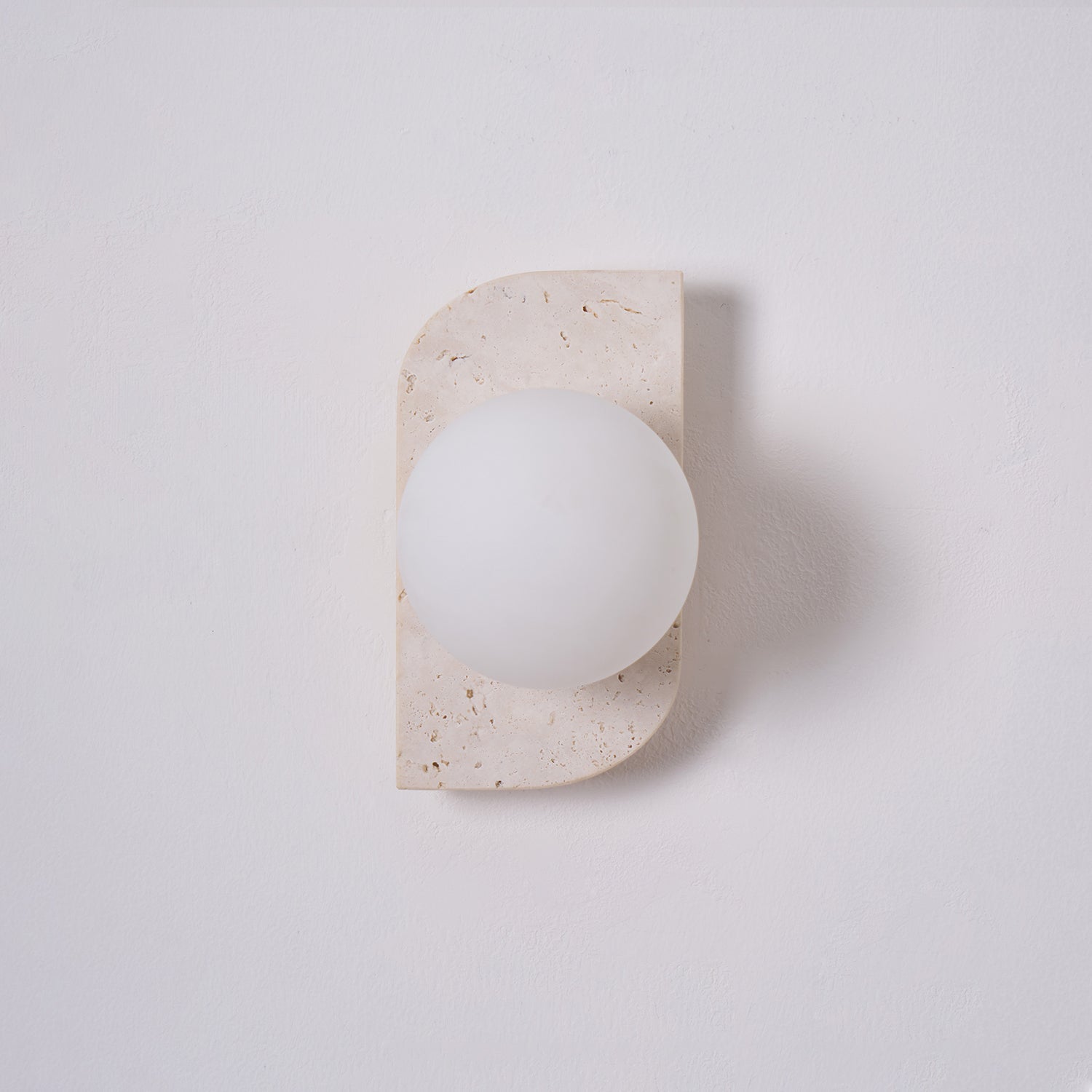 Taviniella Minimalist Travertine Wall Light