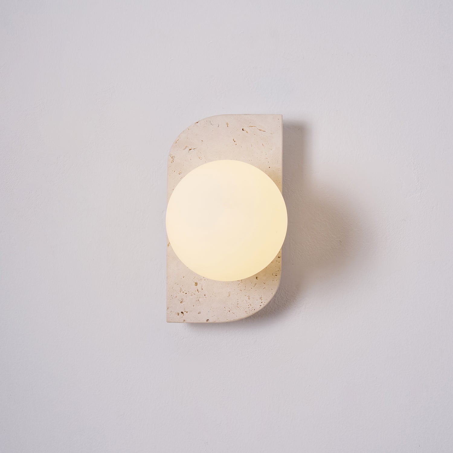Taviniella Minimalist Travertine Wall Light