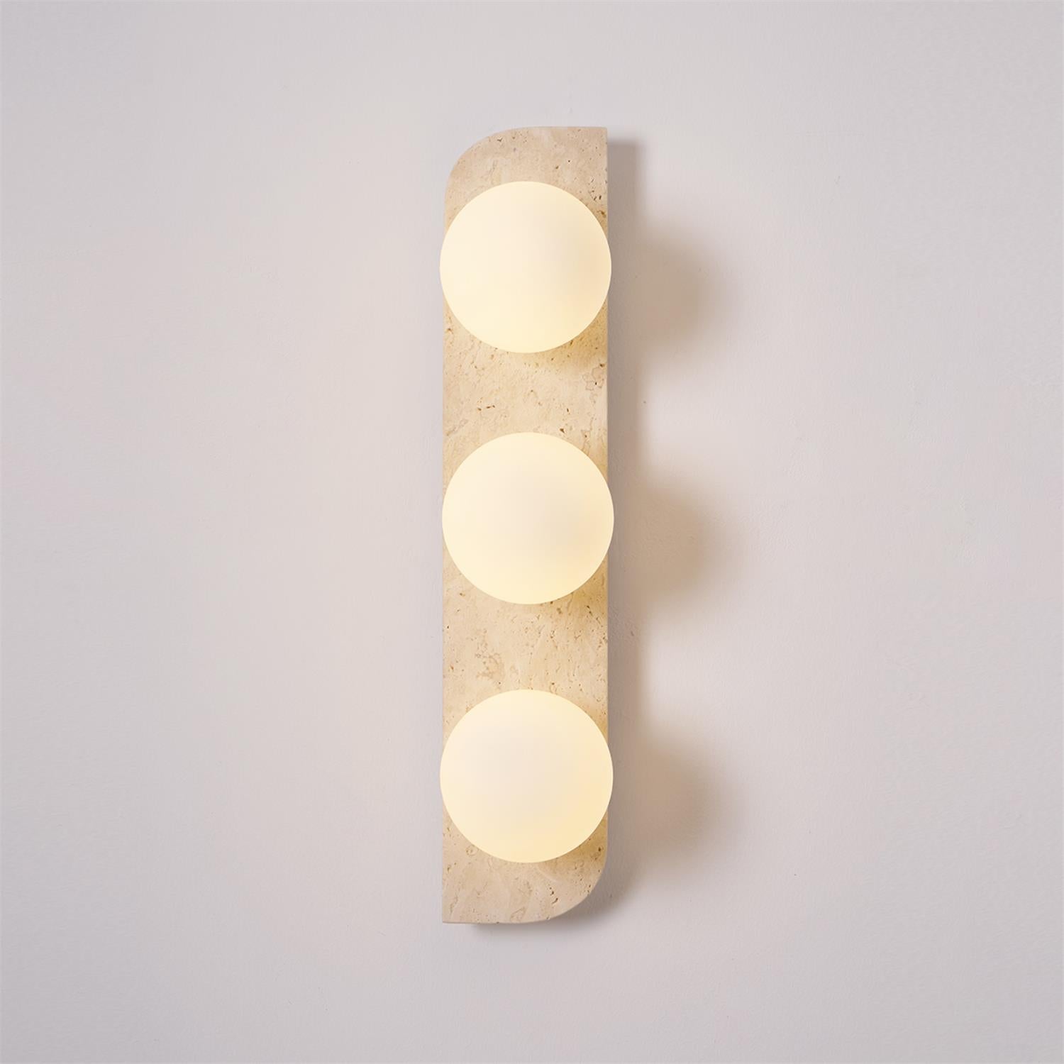 Ritta Travertine Wall Lamp - Neutral Decor