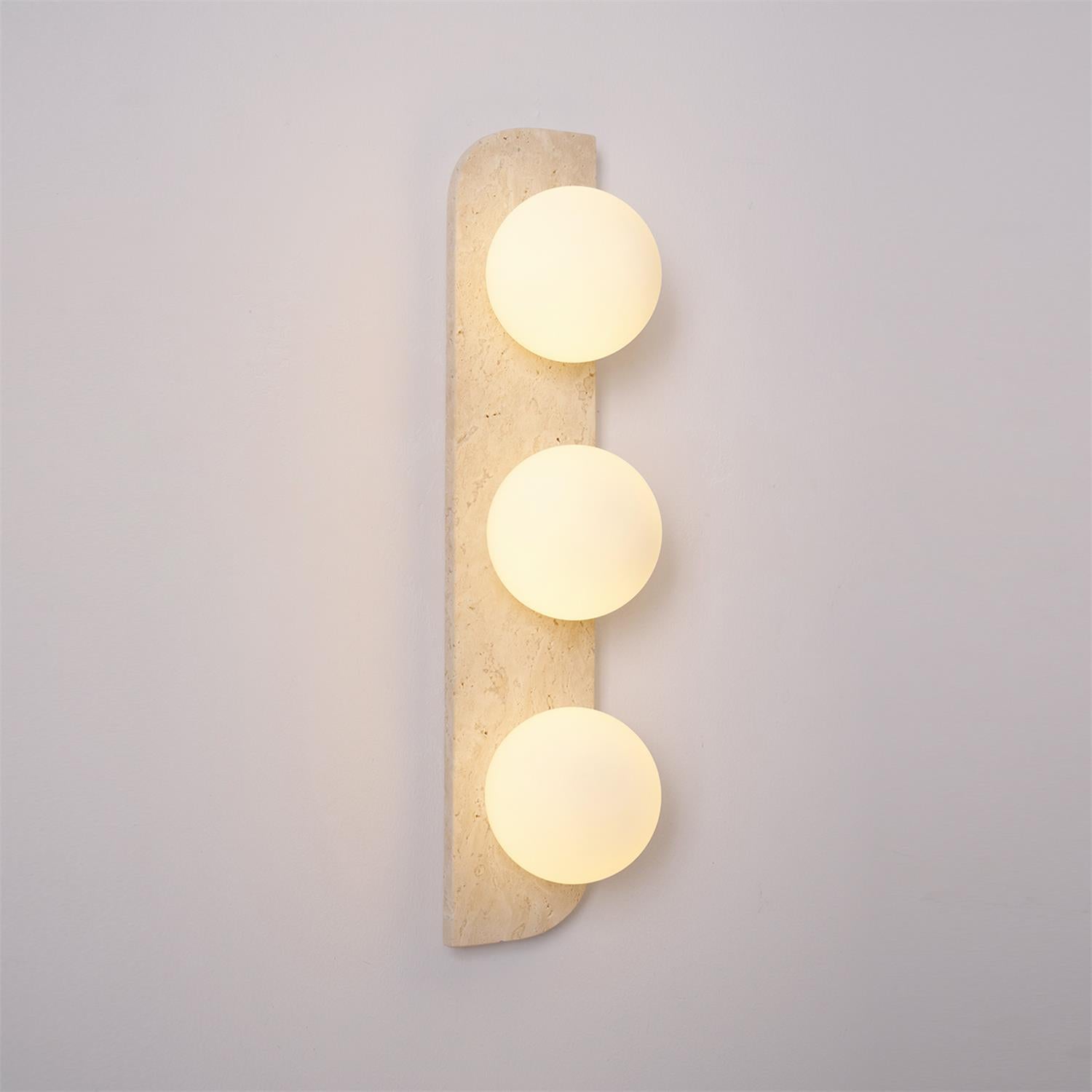 Taviniella Minimalist Travertine Wall Light