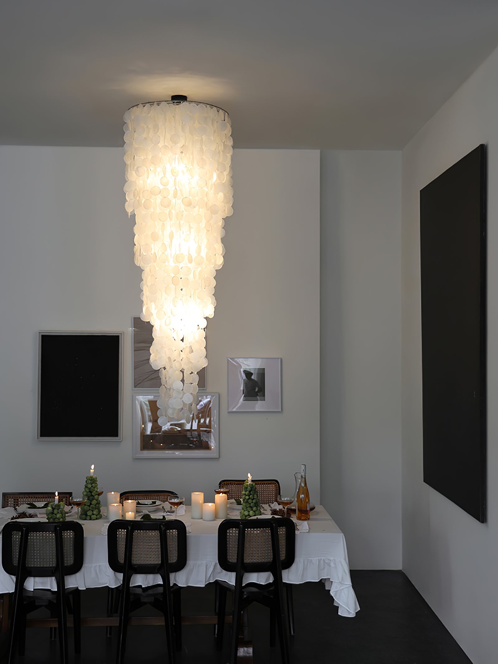 Eloryra Cascading Shell  Chandelier