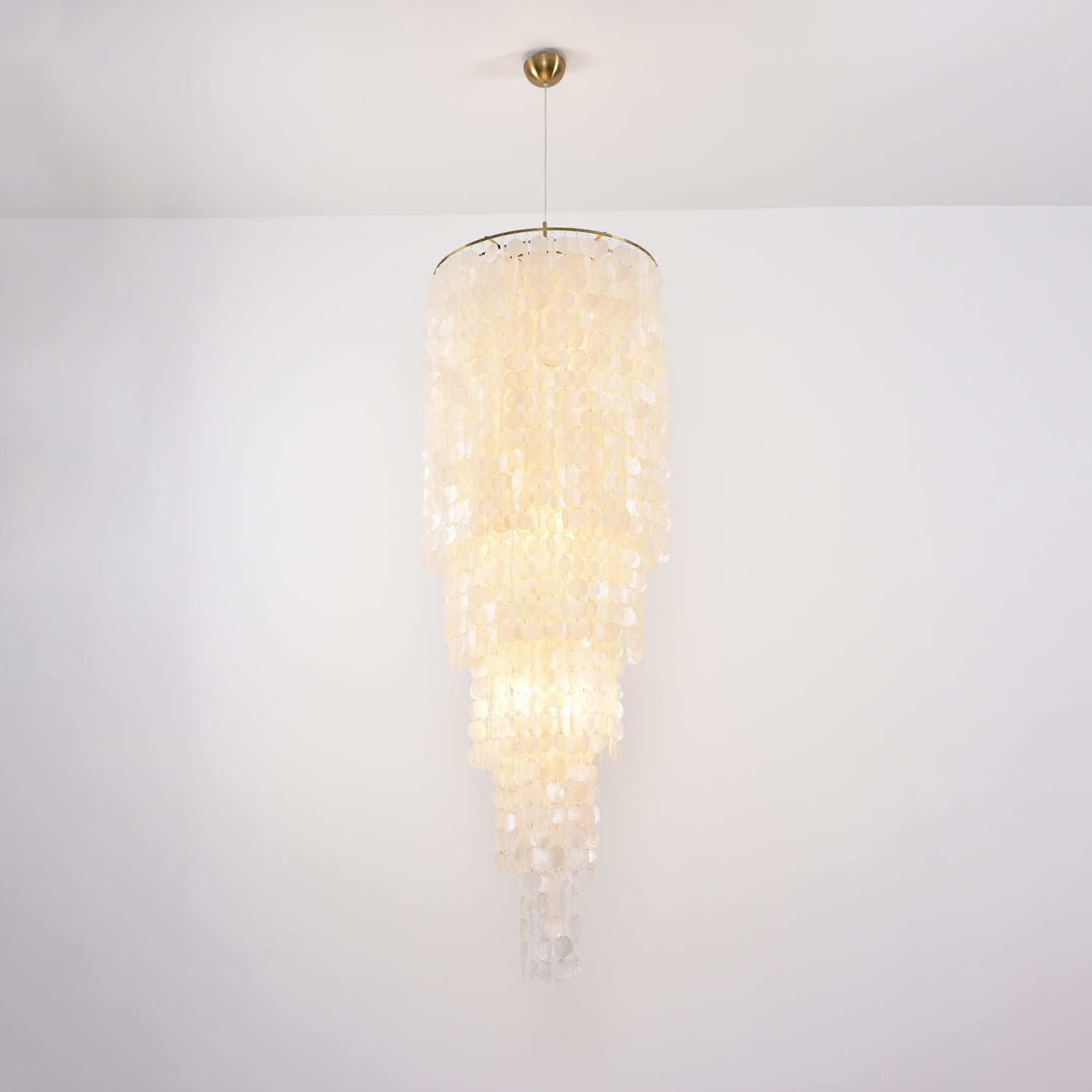 Eloryra Cascading Shell  Chandelier