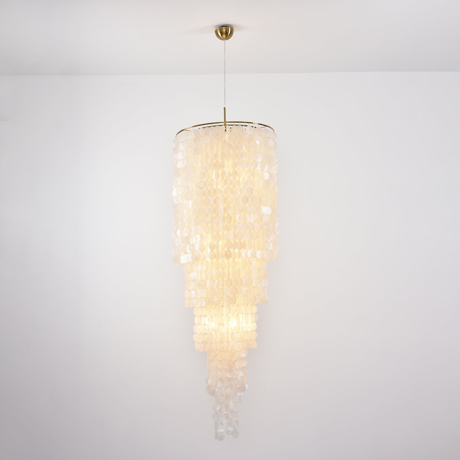 Eloryra Cascading Shell  Chandelier