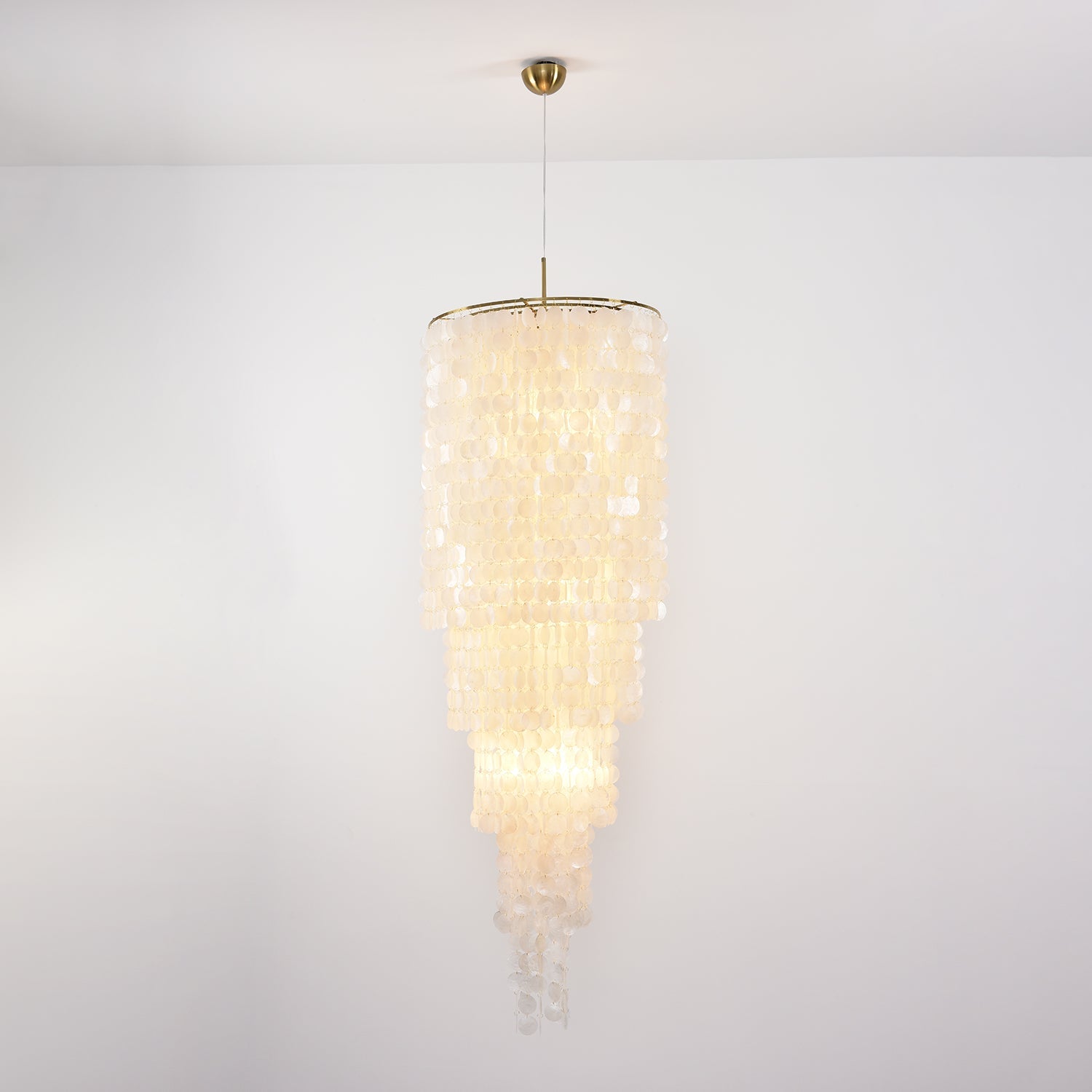 Eloryra Cascading Shell  Chandelier