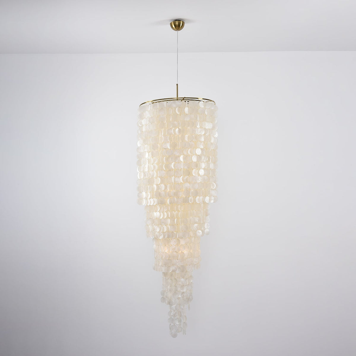 Eloryra Cascading Shell  Chandelier