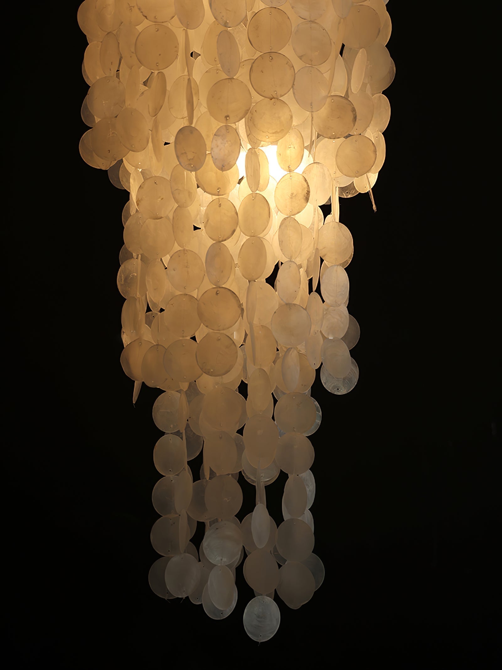 Eloryra Cascading Shell  Chandelier