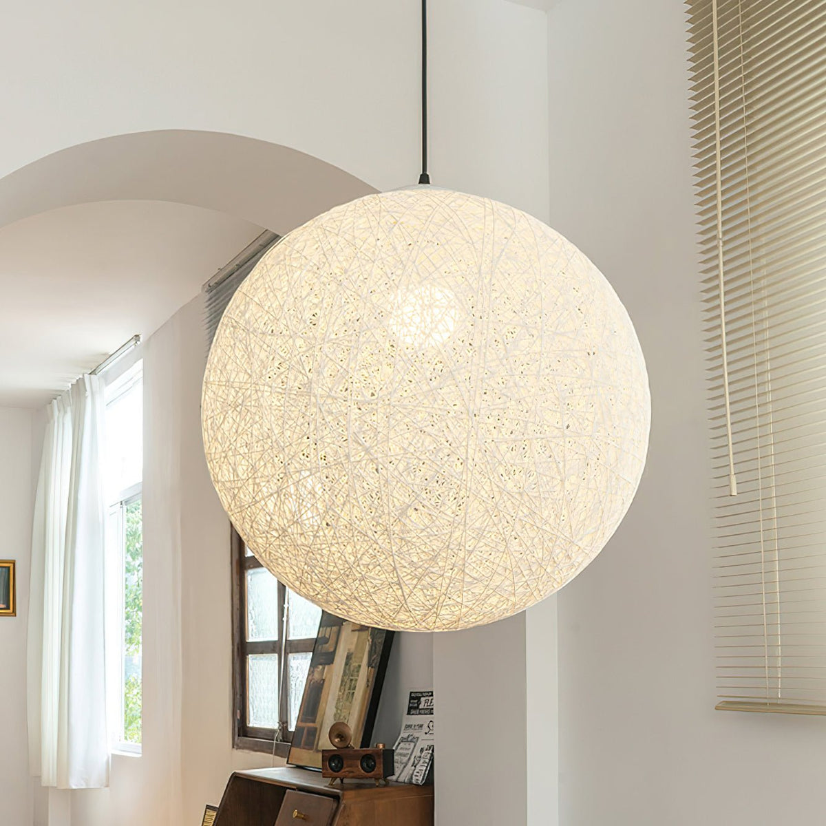 Cashae Modern Minimalist Sphere Pendant Light