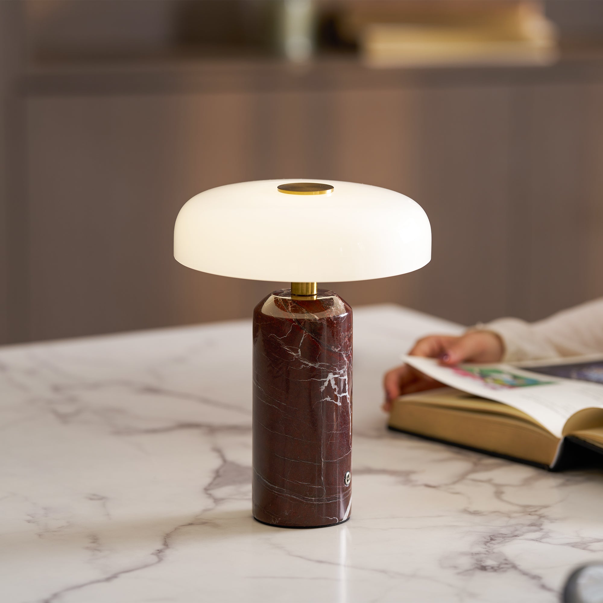 Dovercourt Marble Table Lamp