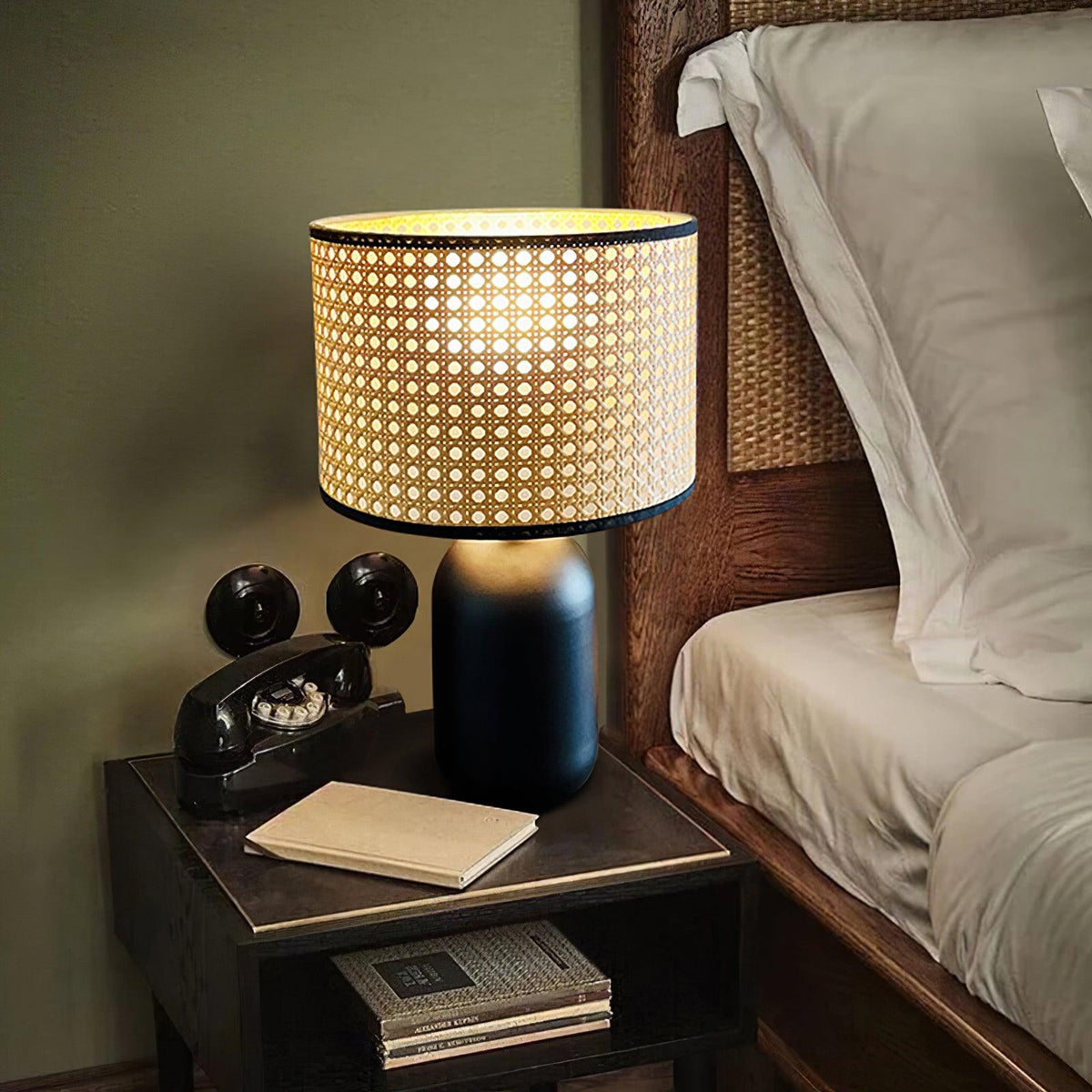 Ravarielle Modern Bamboo Table Lamp