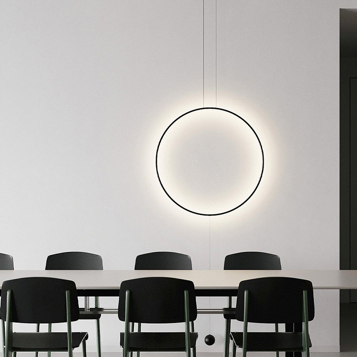 Ryker Minimalist Circle Pendant Light