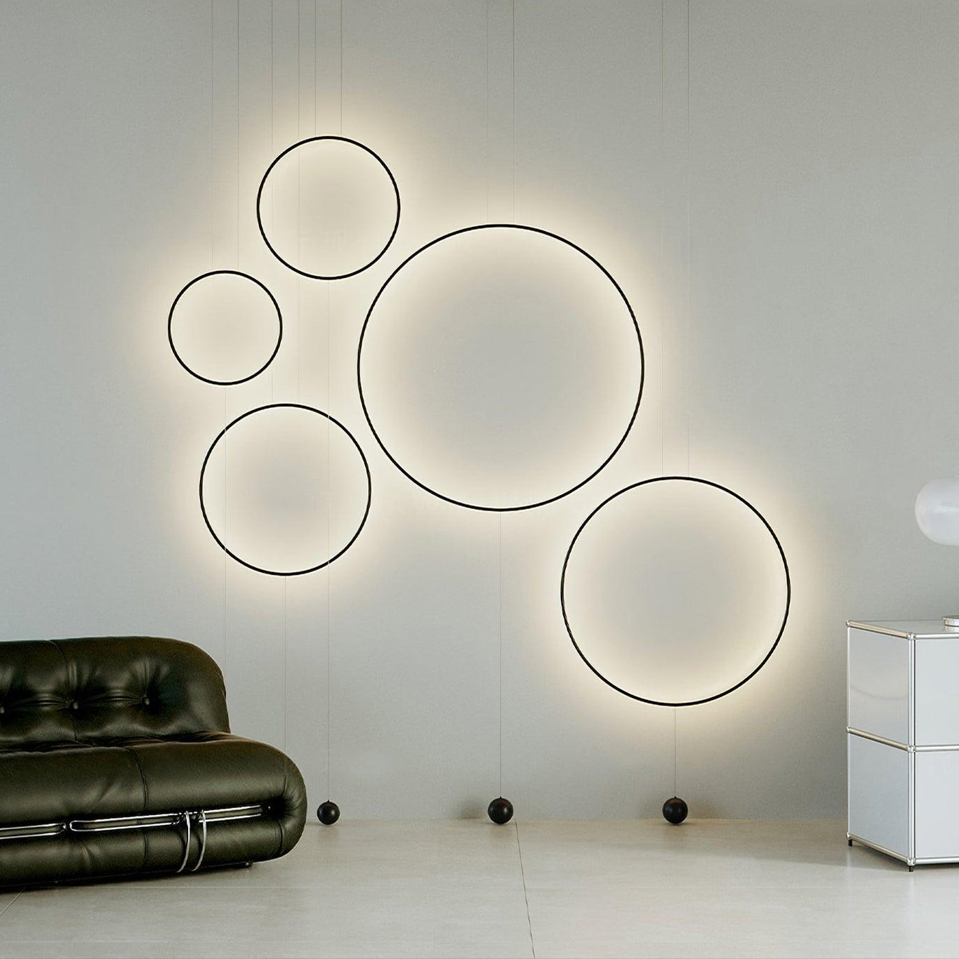 Ryker Minimalist Circle Pendant Light