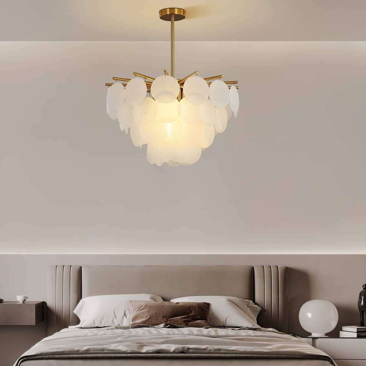 Zorven Chandelier Nimbus Glass Droplets