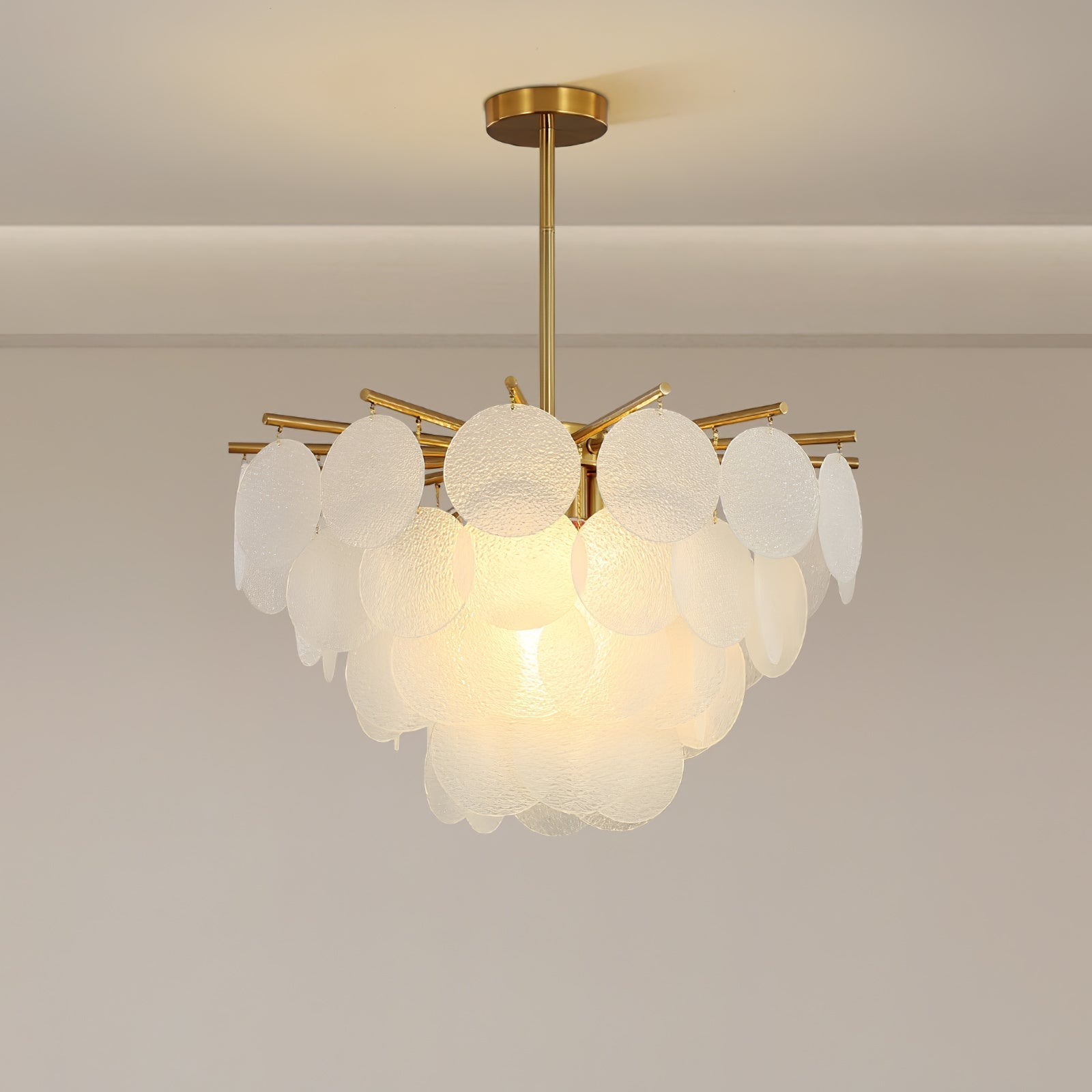 Zorven Chandelier Nimbus Glass Droplets