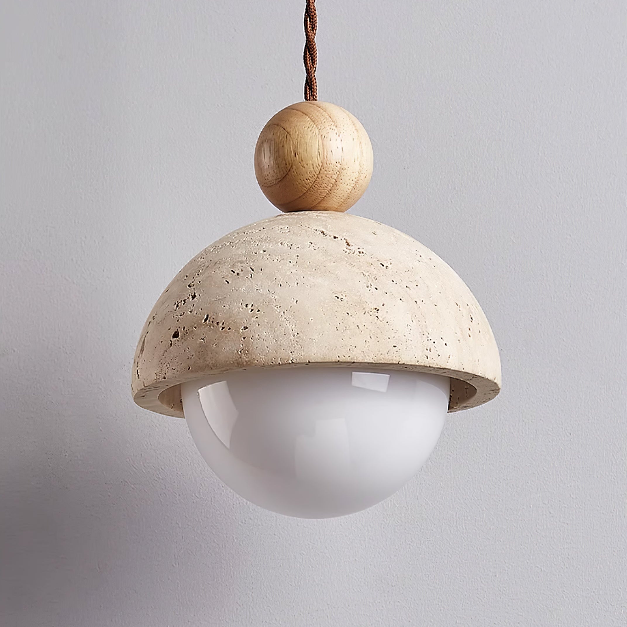 Bexn Travertine Pendant Light