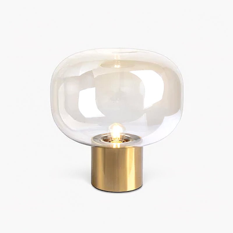 Teloz Glass Industrial Table Lamp