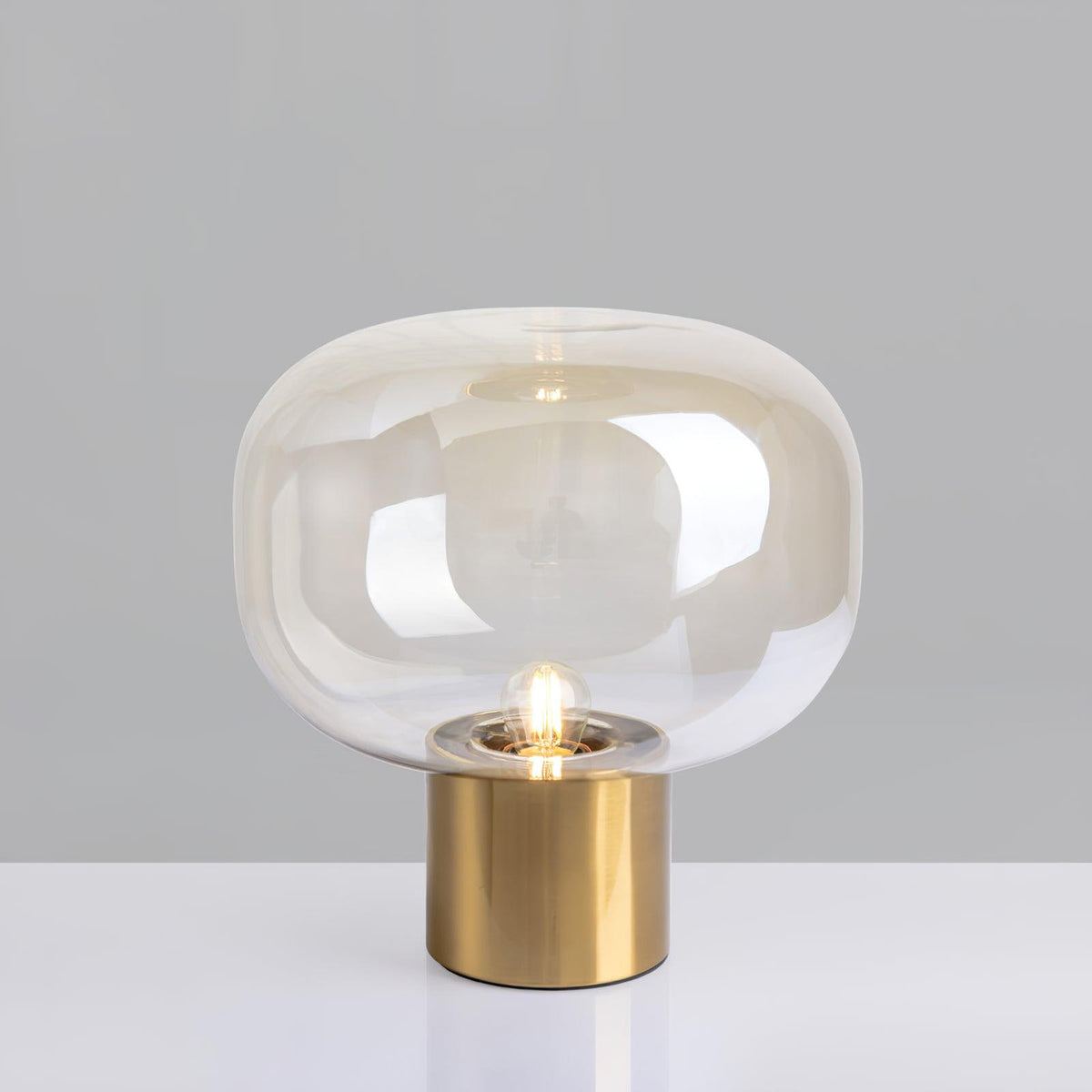 Teloz Glass Industrial Table Lamp