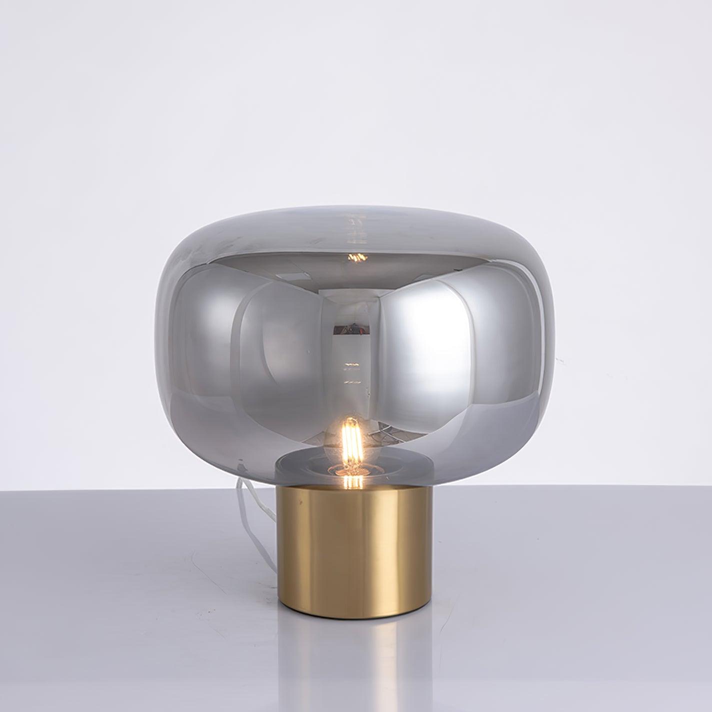 Teloz Glass Industrial Table Lamp