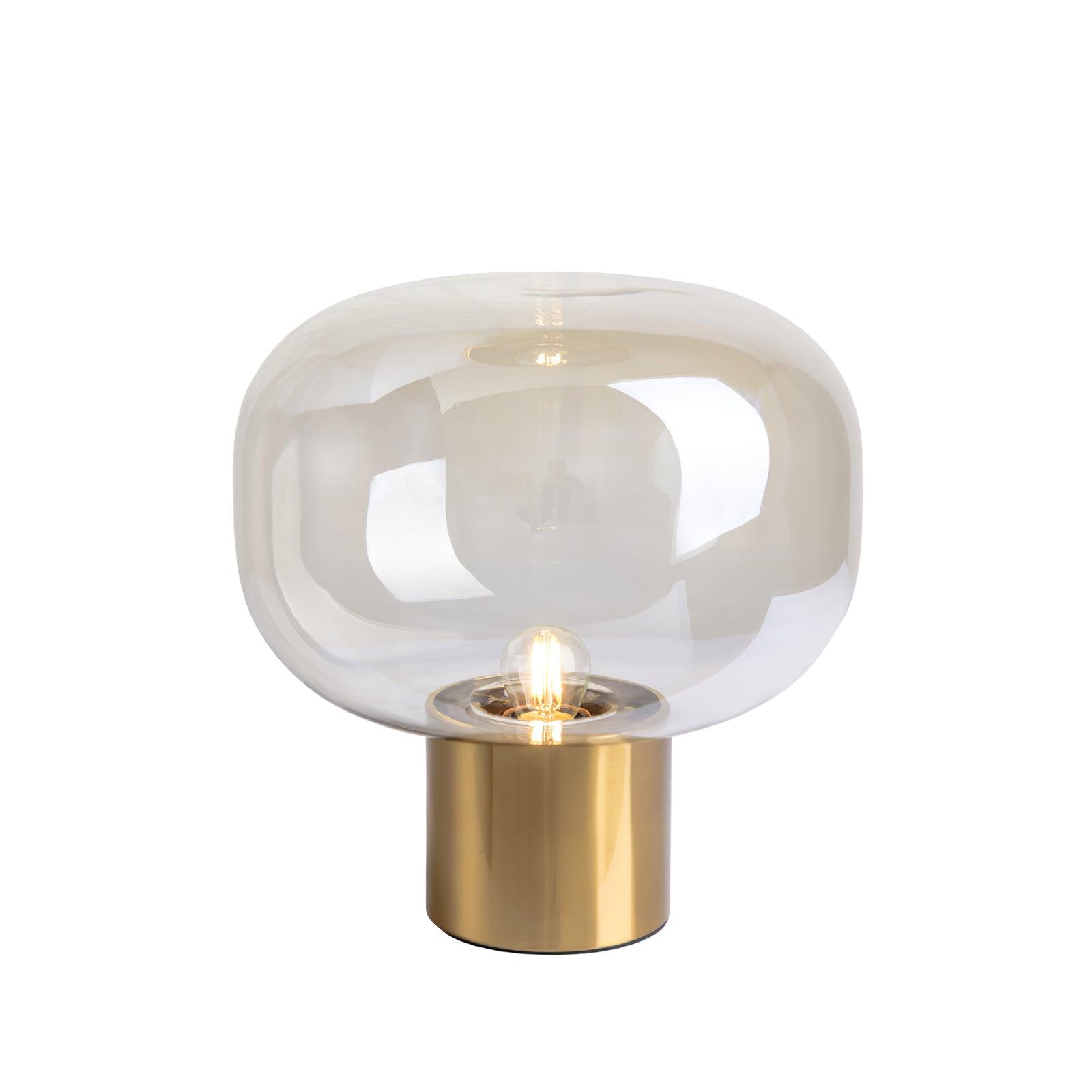 Teloz Glass Industrial Table Lamp
