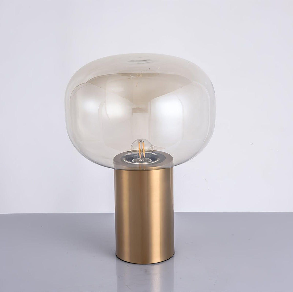 Teloz Glass Industrial Table Lamp