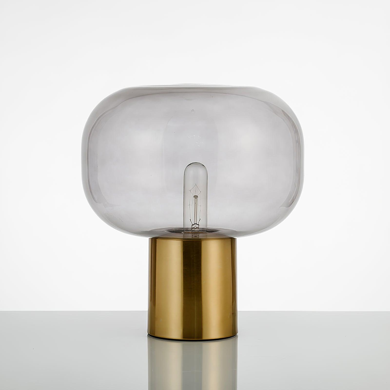 Teloz Glass Industrial Table Lamp