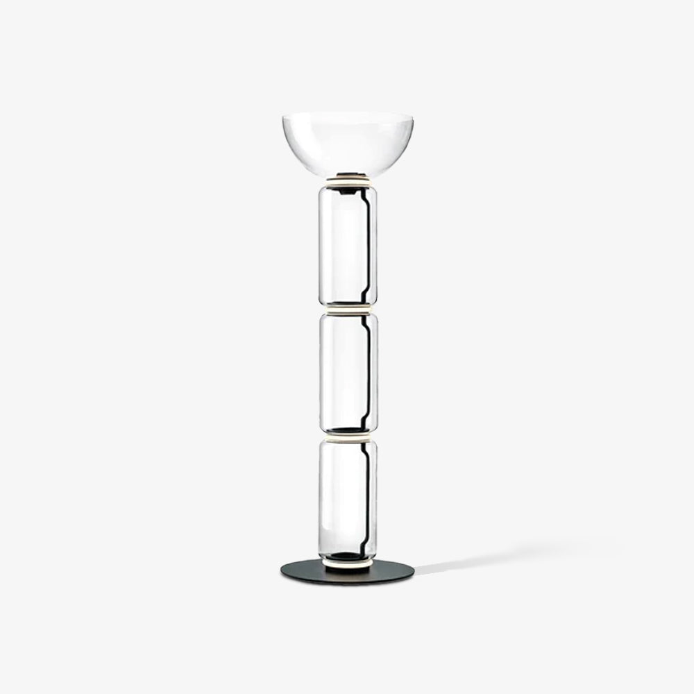 Lustra Floor Lamp Bamboo Glass - Neutral Decor