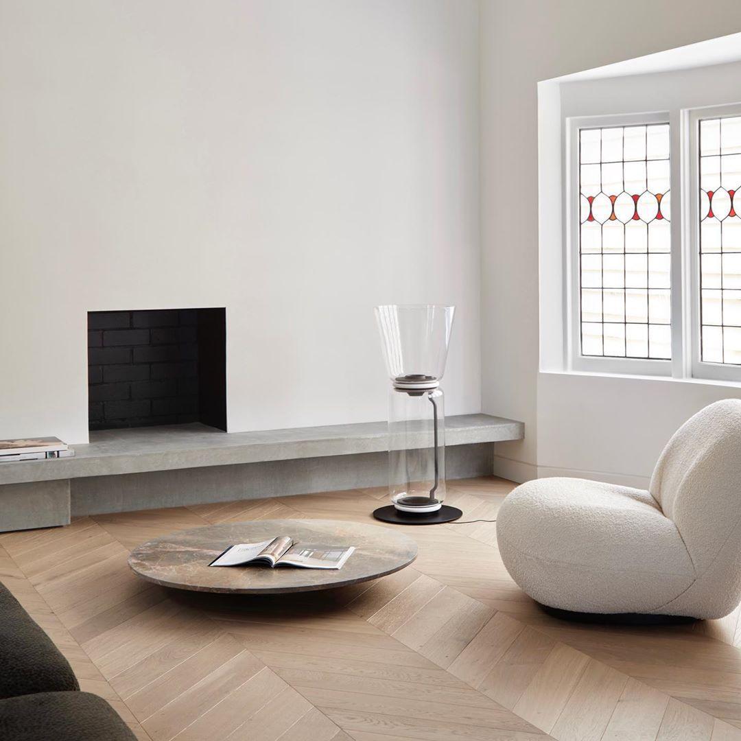 Lustra Floor Lamp Bamboo Glass - Neutral Decor