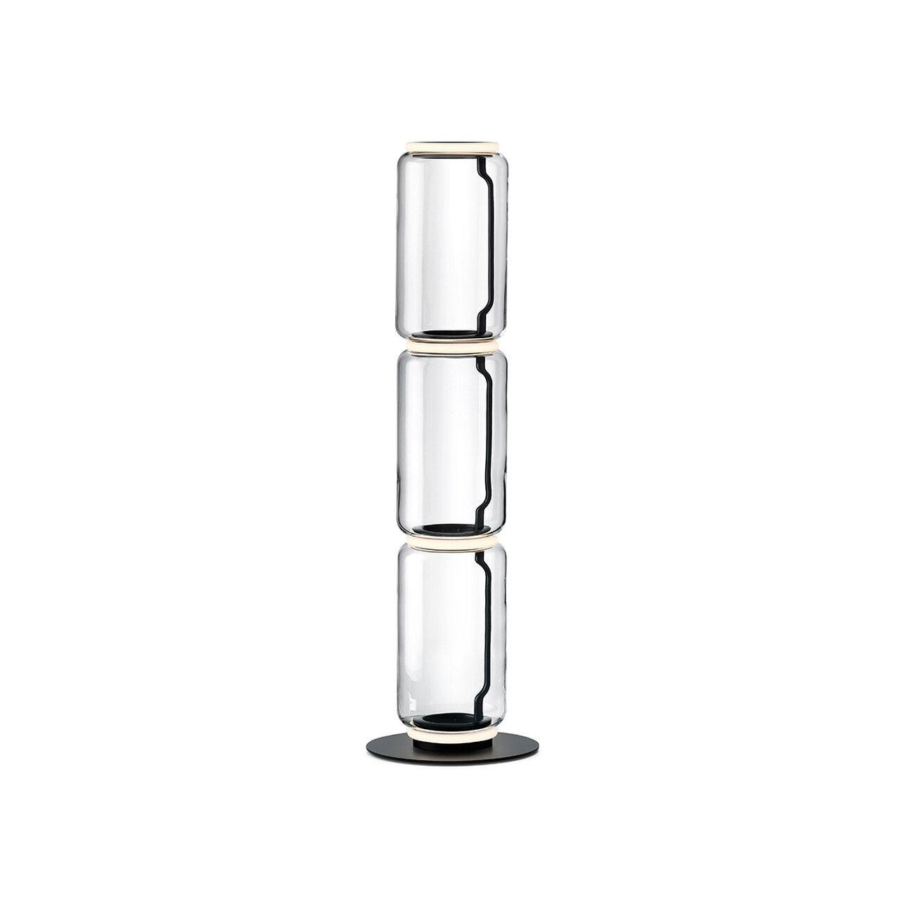 Lustra Floor Lamp Bamboo Glass - Neutral Decor