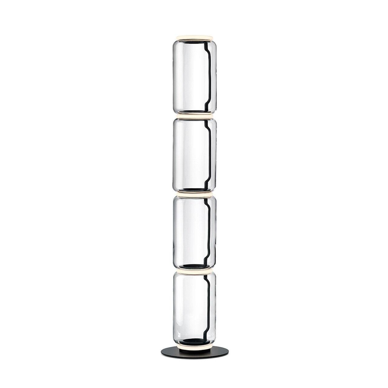 Lustra Floor Lamp Bamboo Glass - Neutral Decor