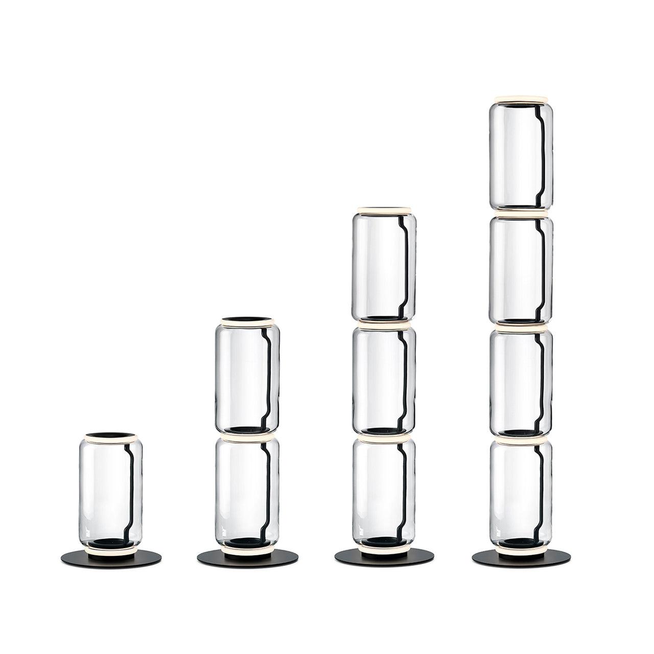 Lustra Floor Lamp Bamboo Glass - Neutral Decor