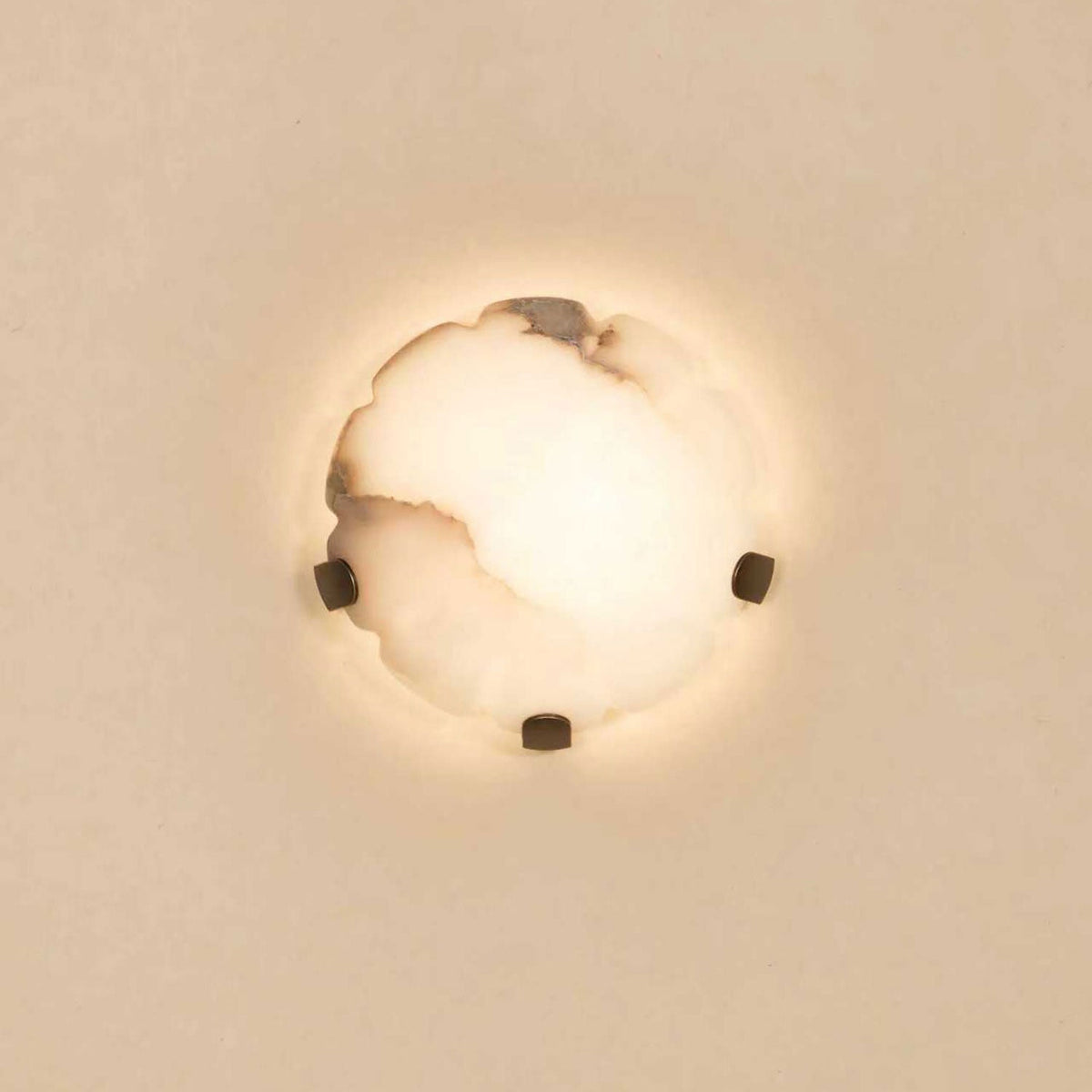 Lunor Alabaster Wall Sconce