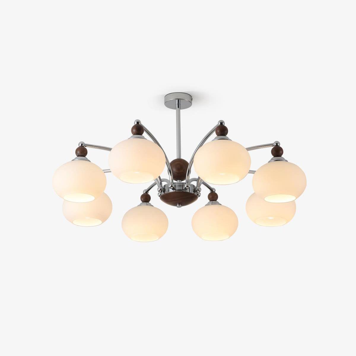 Molvin Chandelier Globe Arm Contemporary