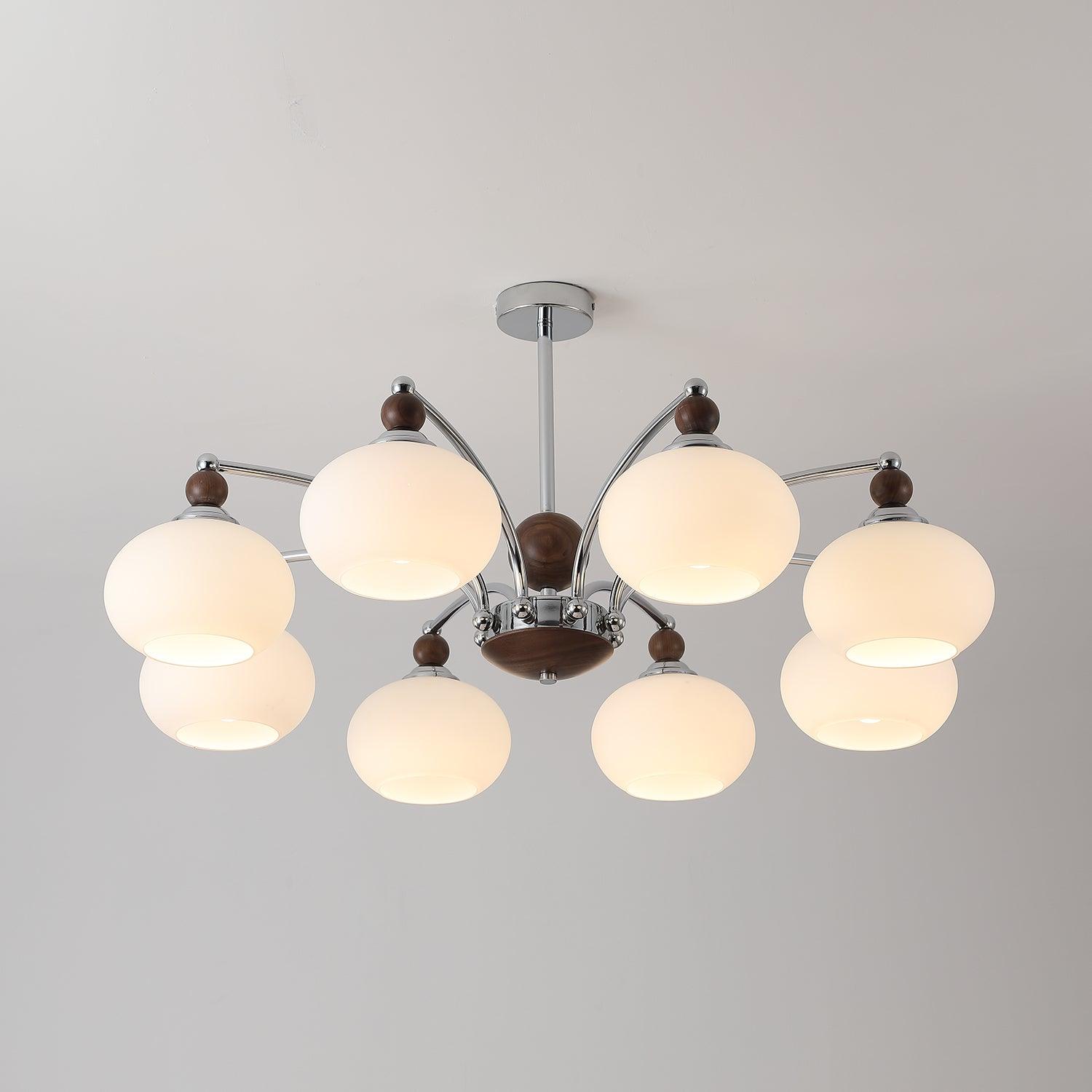 Molvin Chandelier Globe Arm Contemporary