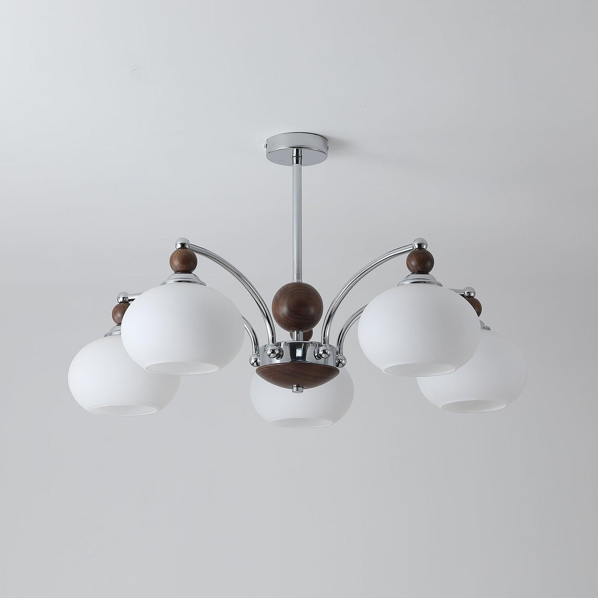 Molvin Chandelier Globe Arm Contemporary
