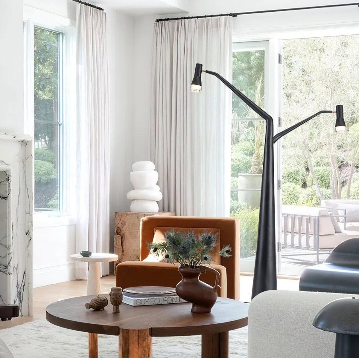 Lylirarae Branch-like Black Floor Lamp