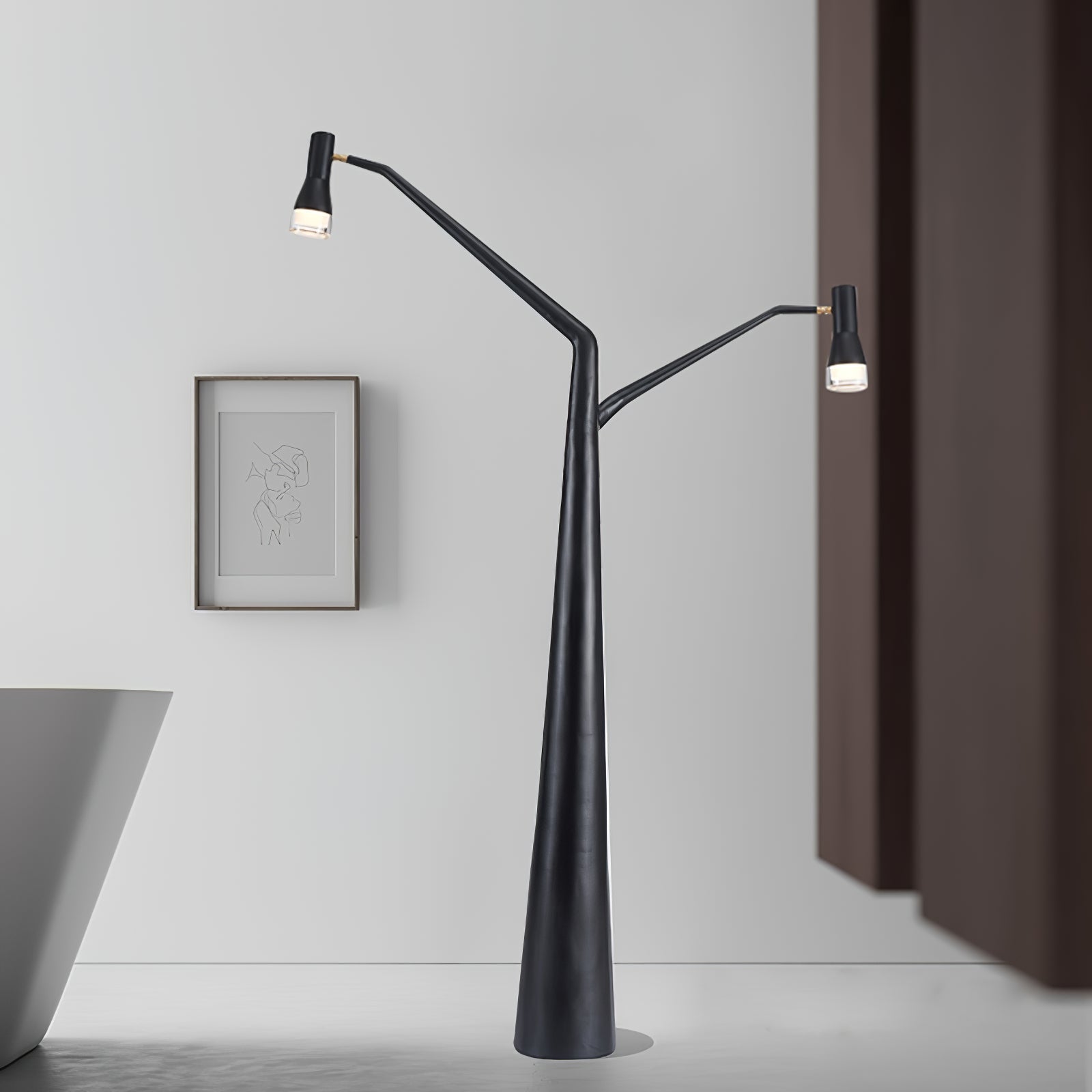Lylirarae Branch-like Black Floor Lamp