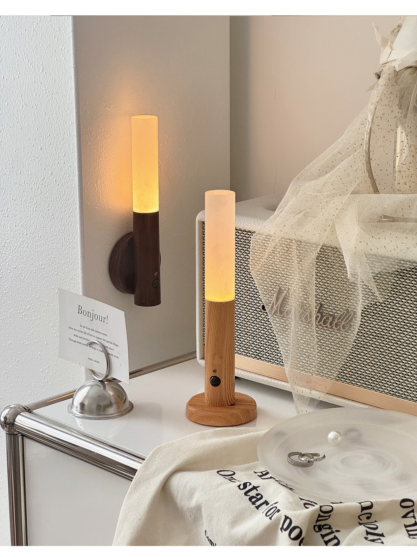 Hexl Magnet Rechargeable Wall Lamp
