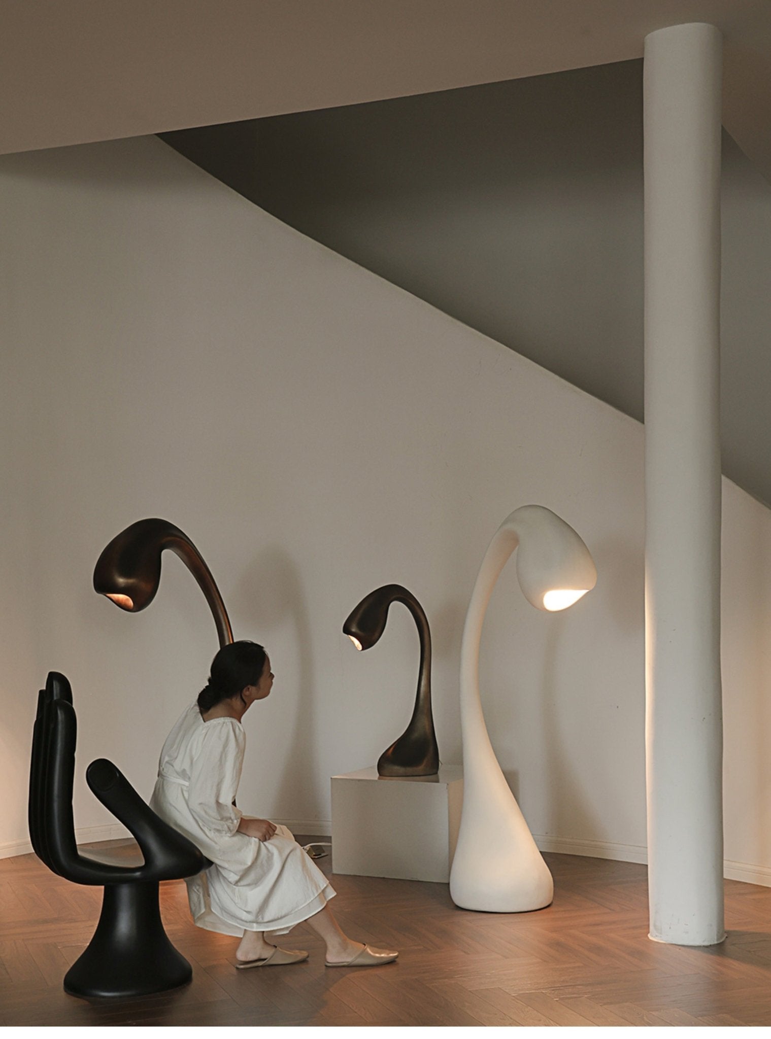 Umer Grande Sculptural Floor Lamp