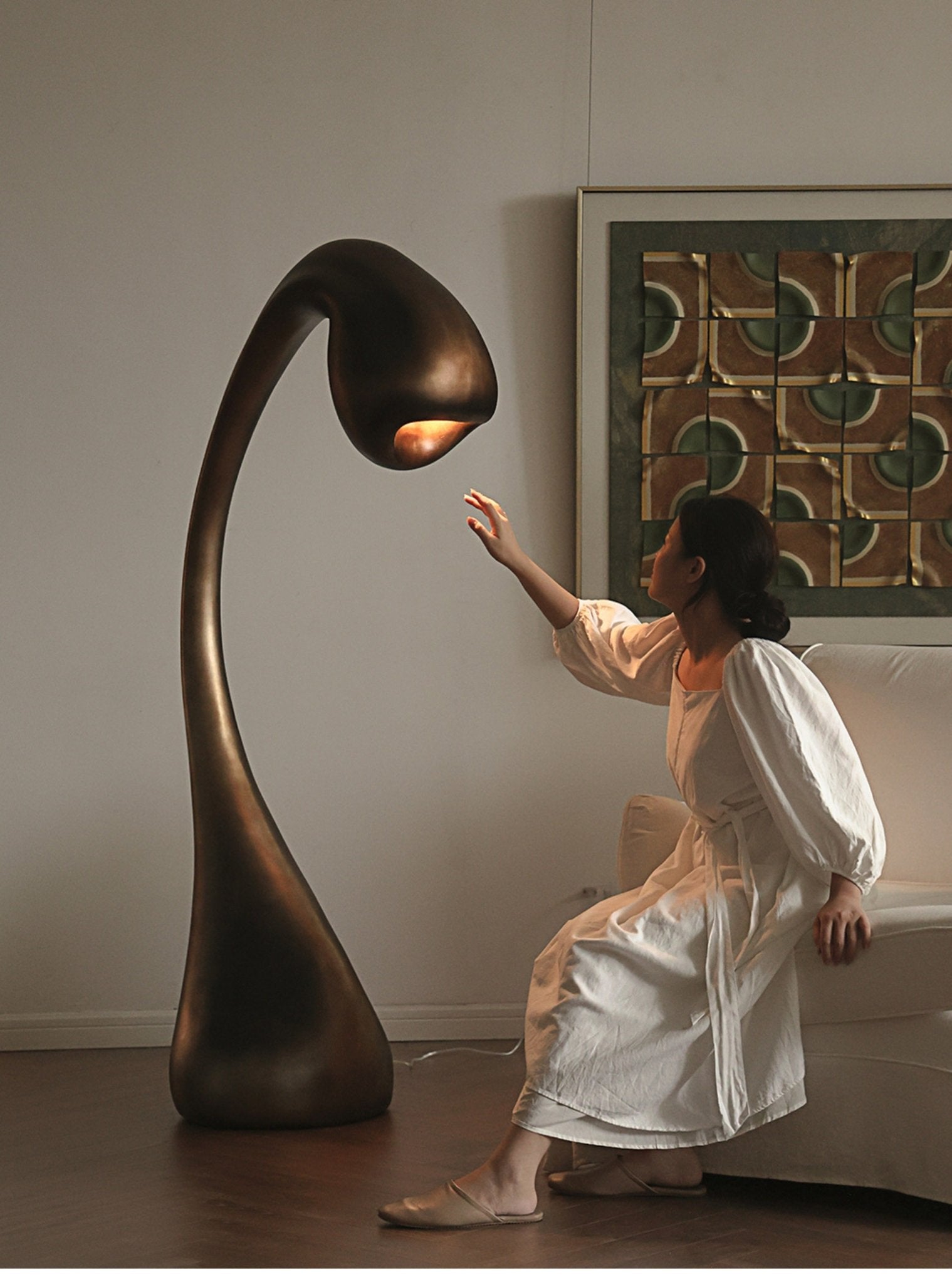 Umer Grande Sculptural Floor Lamp