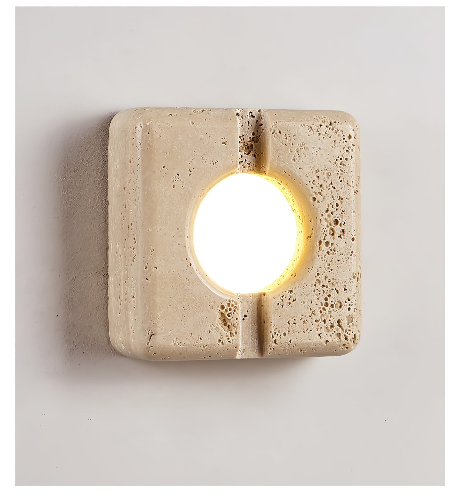 Valaora Travertine Wall Light