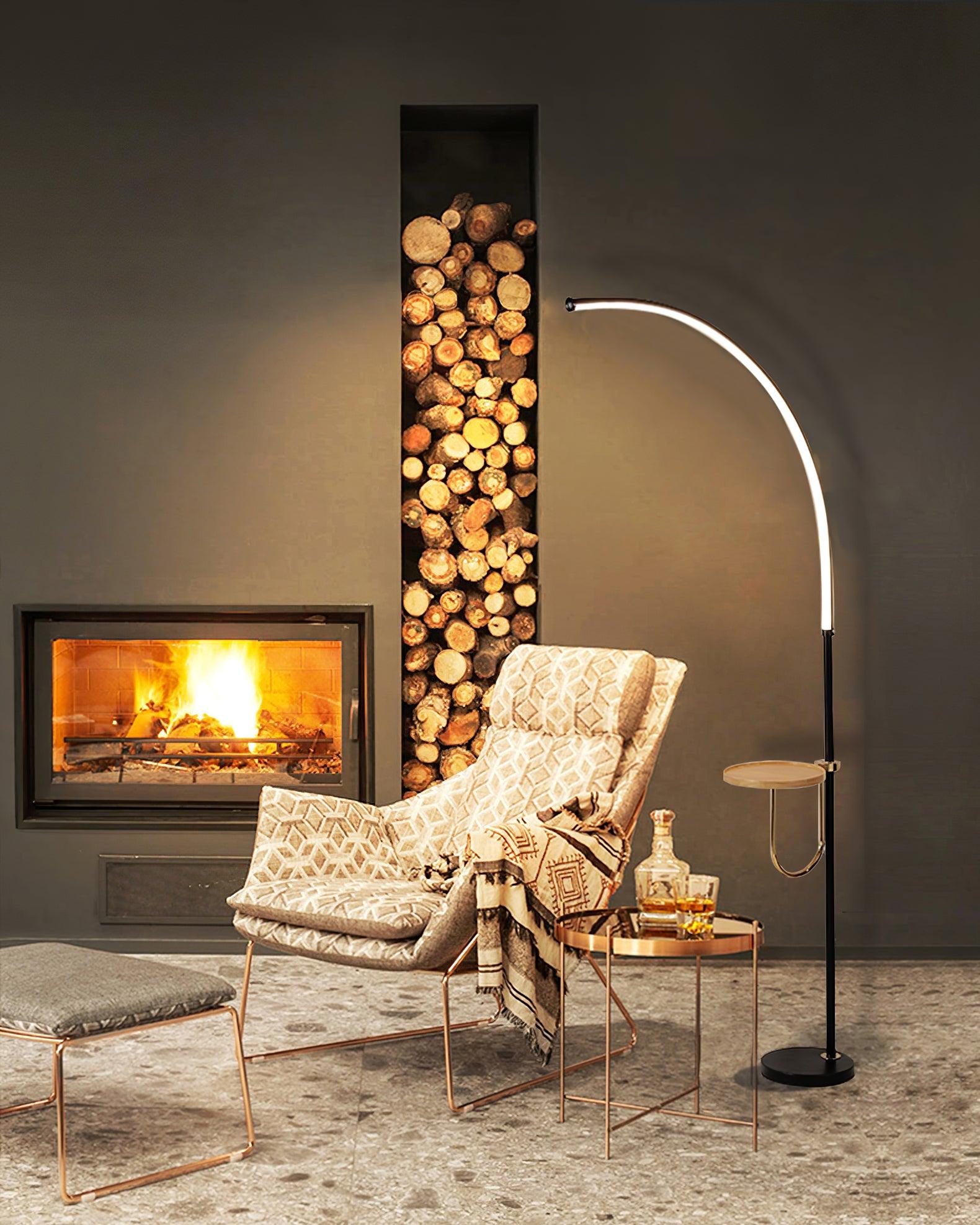 Tild Wood Silicone Floor Lamp