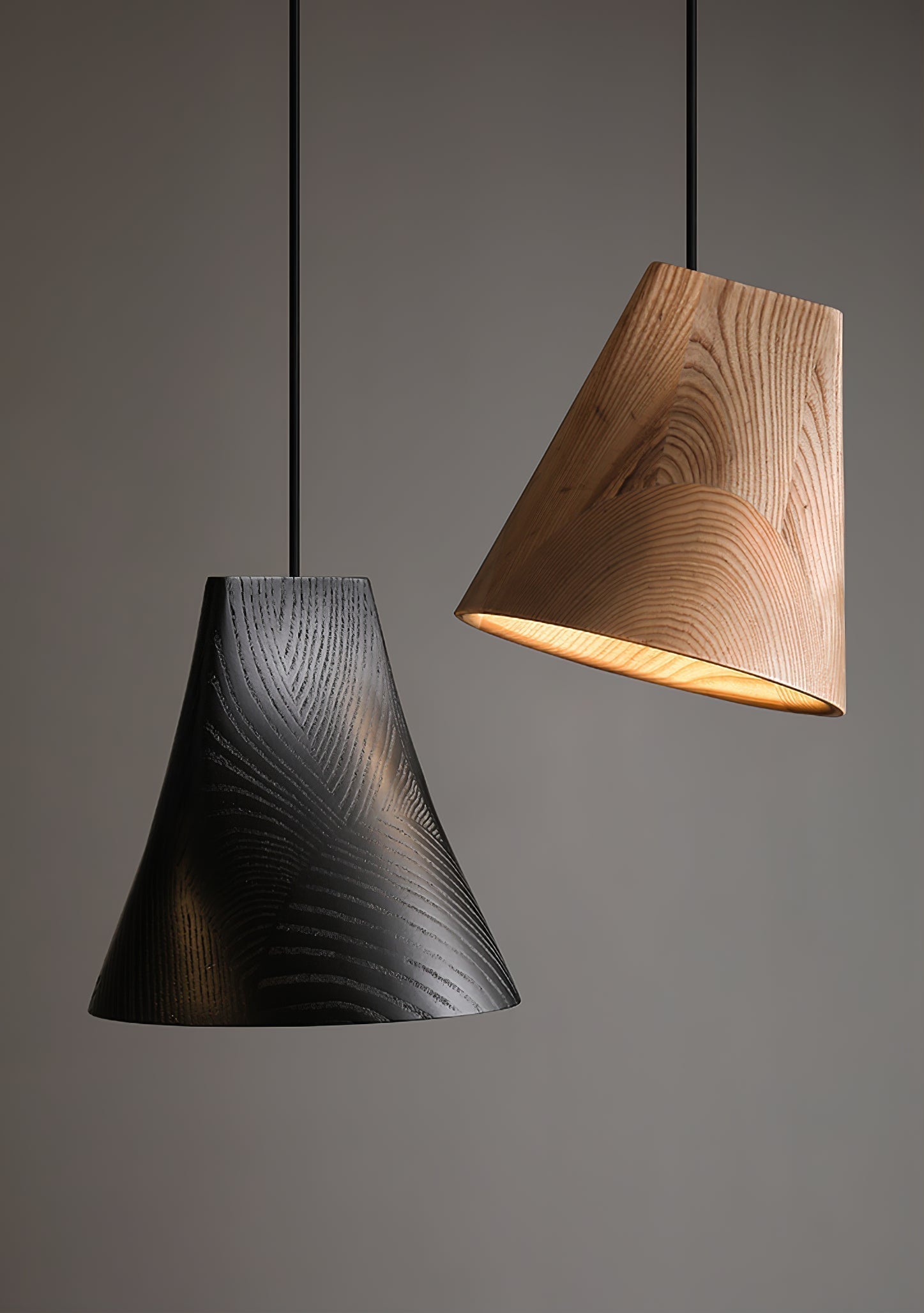 Sylorena Rustic Wood Pendant Light