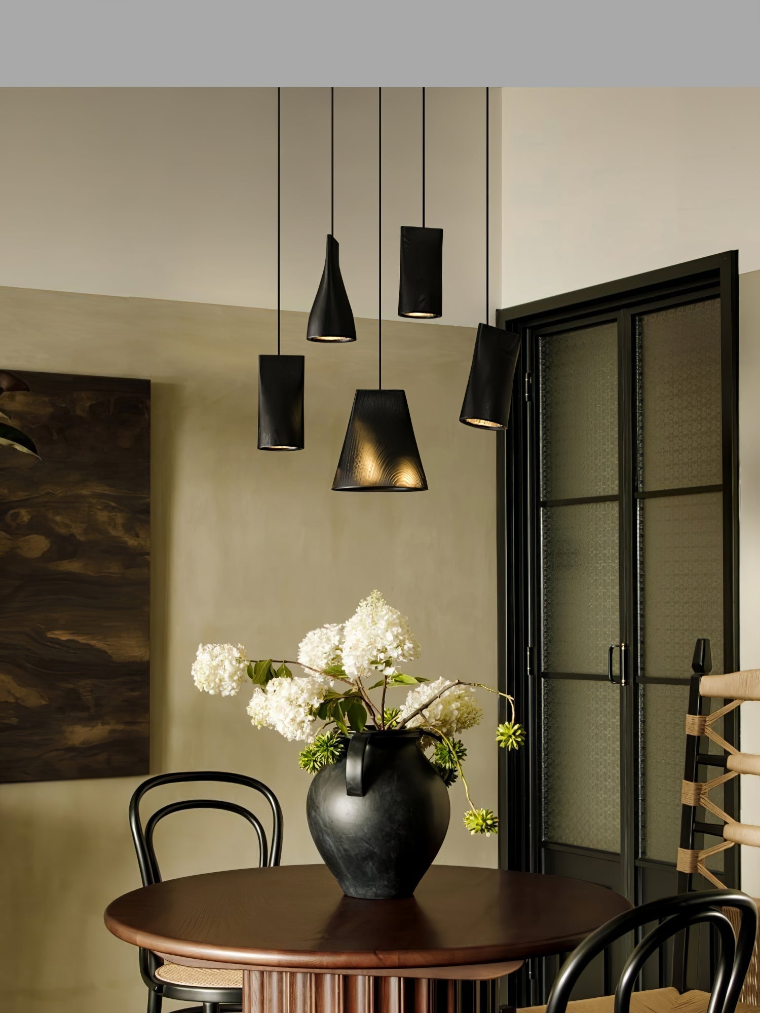 Sylorena Rustic Wood Pendant Light