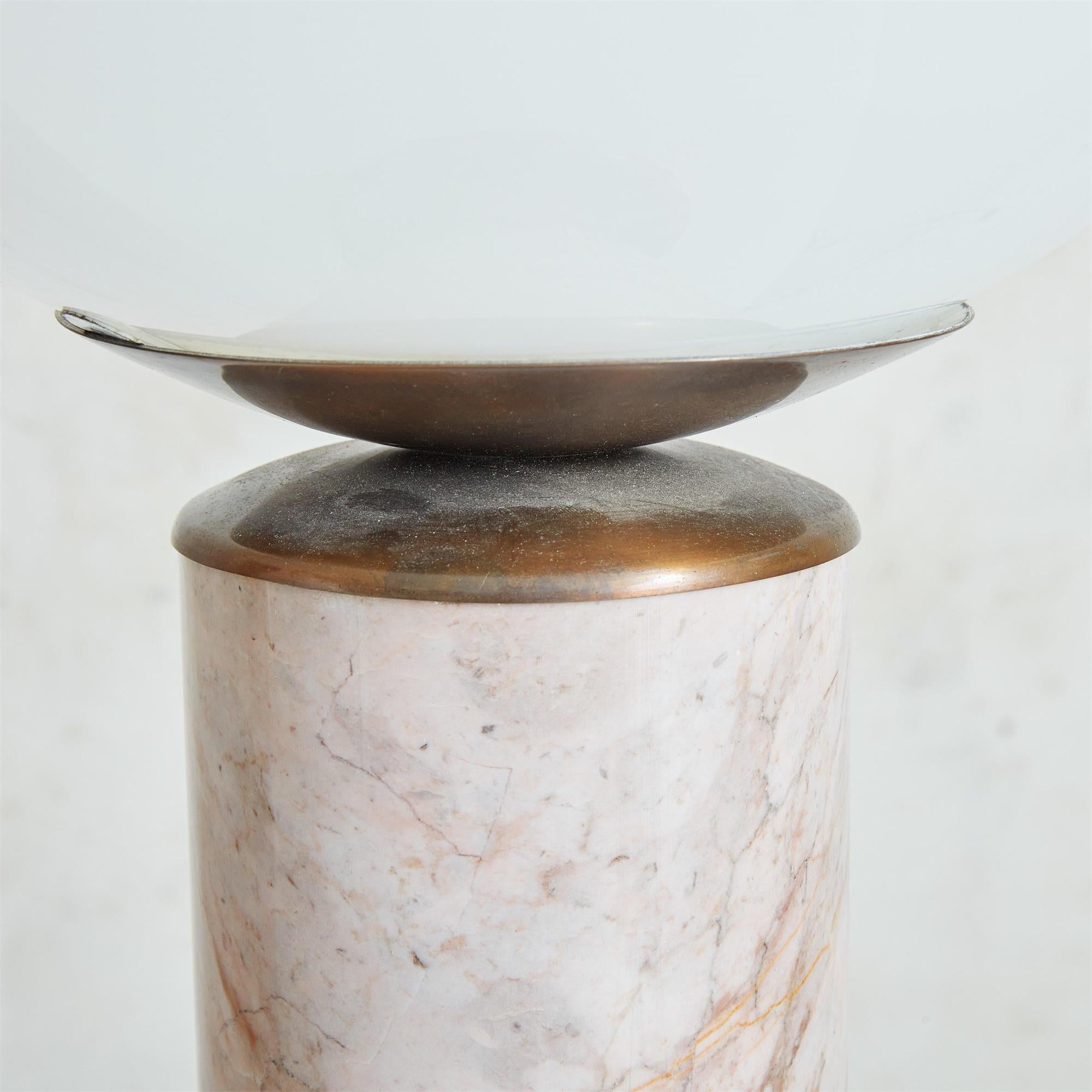 Neroina Maris Pink Marble Table Lamp
