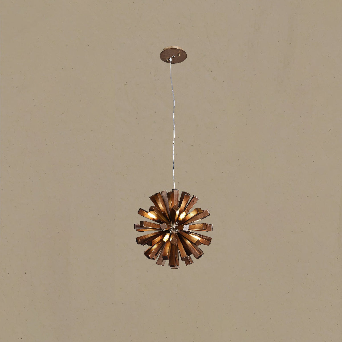 Elvarelle Premium Nordic Art Burst Wood Chandelier