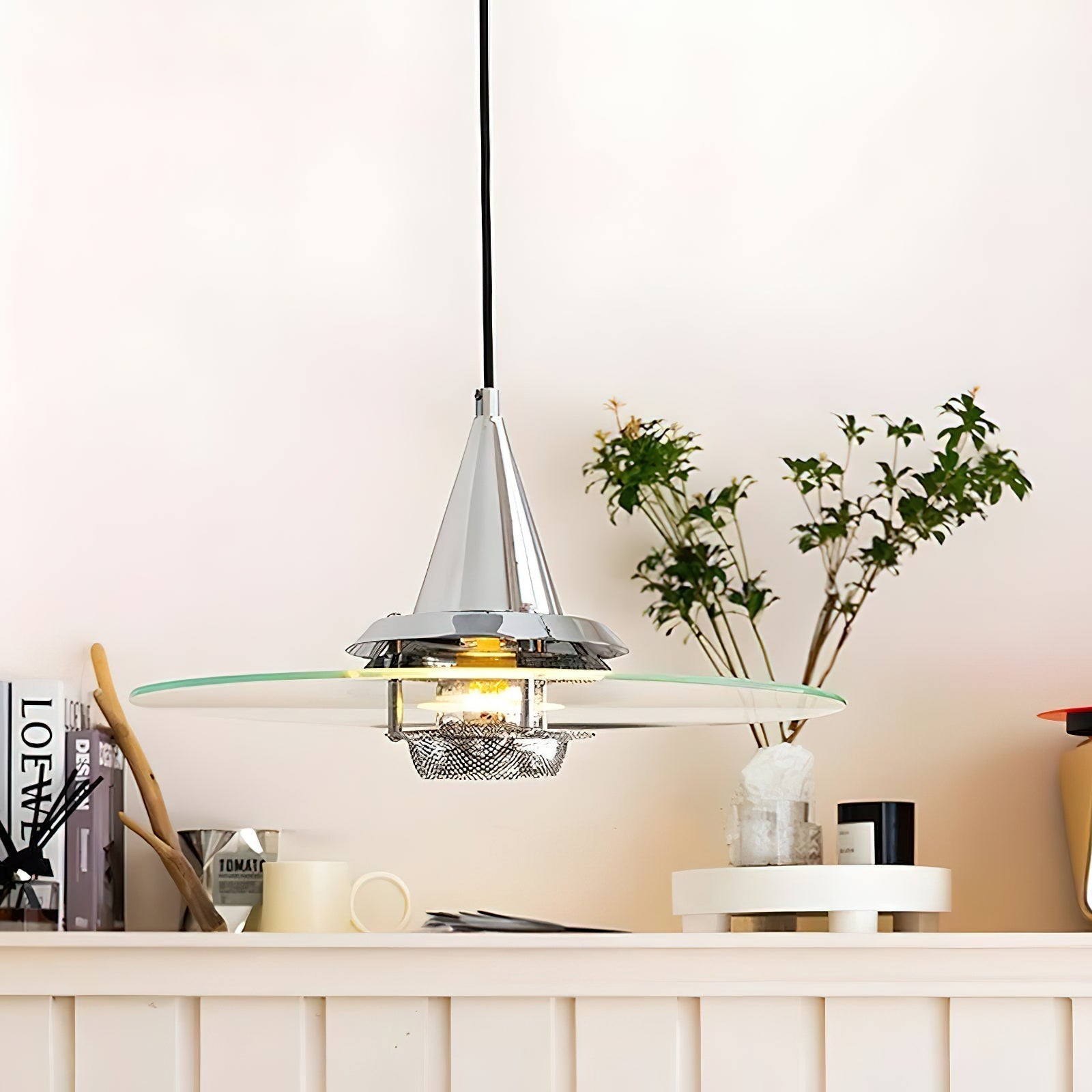 Kren Contemporary Glass Pendant Light