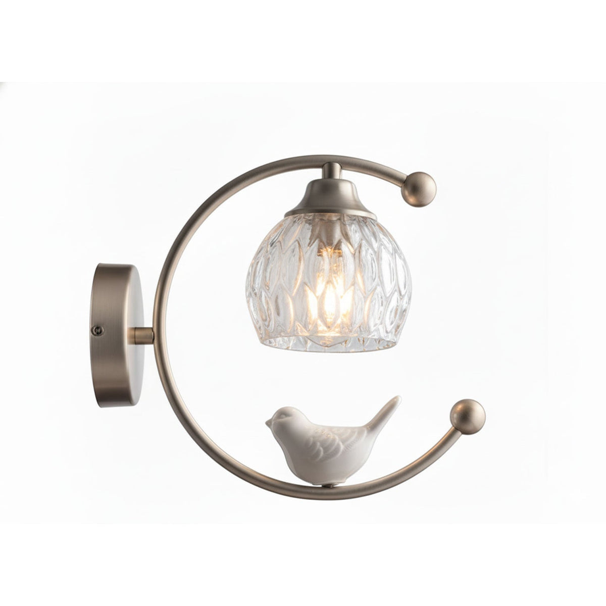 Felix Linearo Artistic Ceramic Bird Wall Lamp