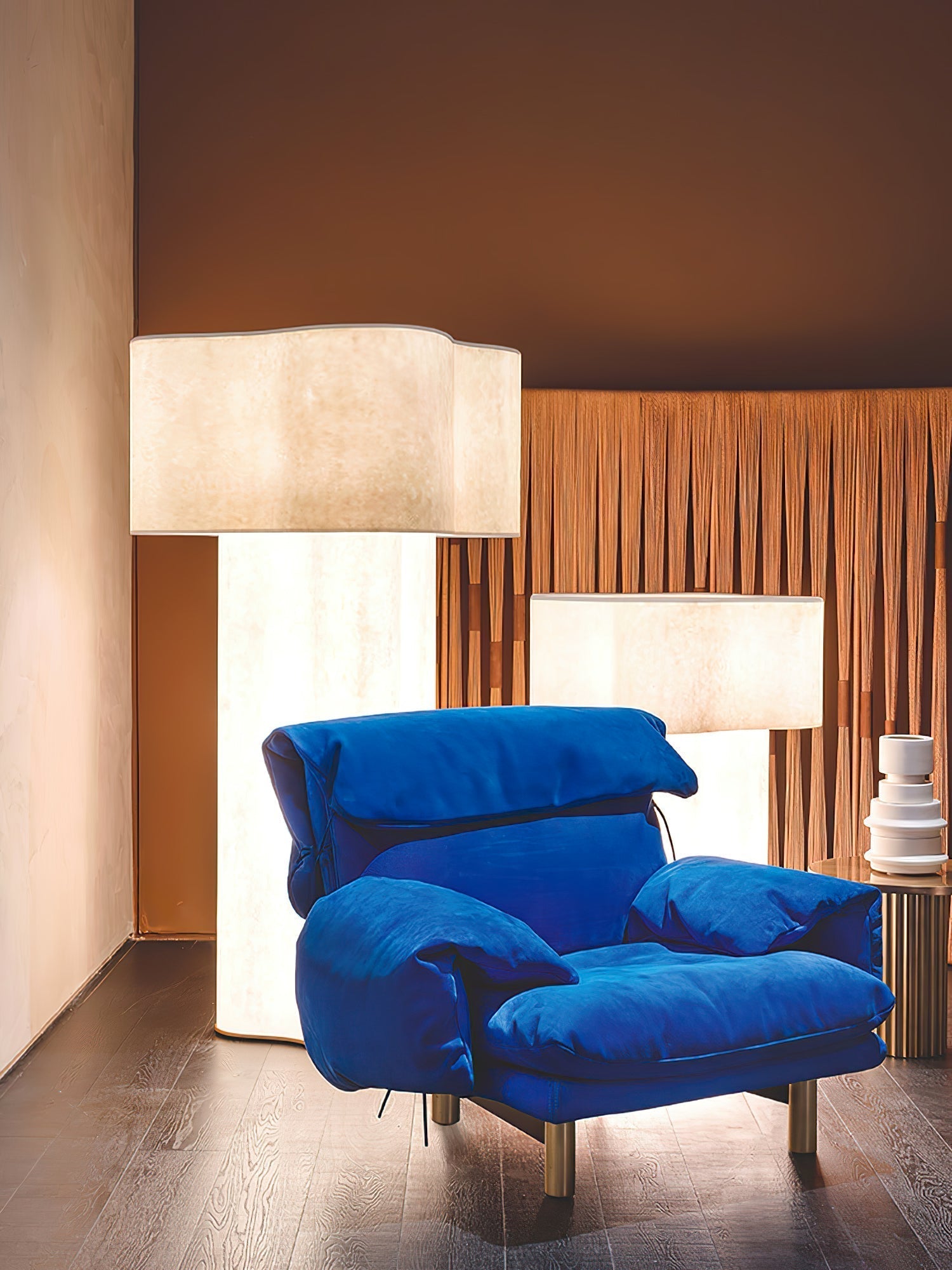 Loneo Minimalist FRP Floor Lamp