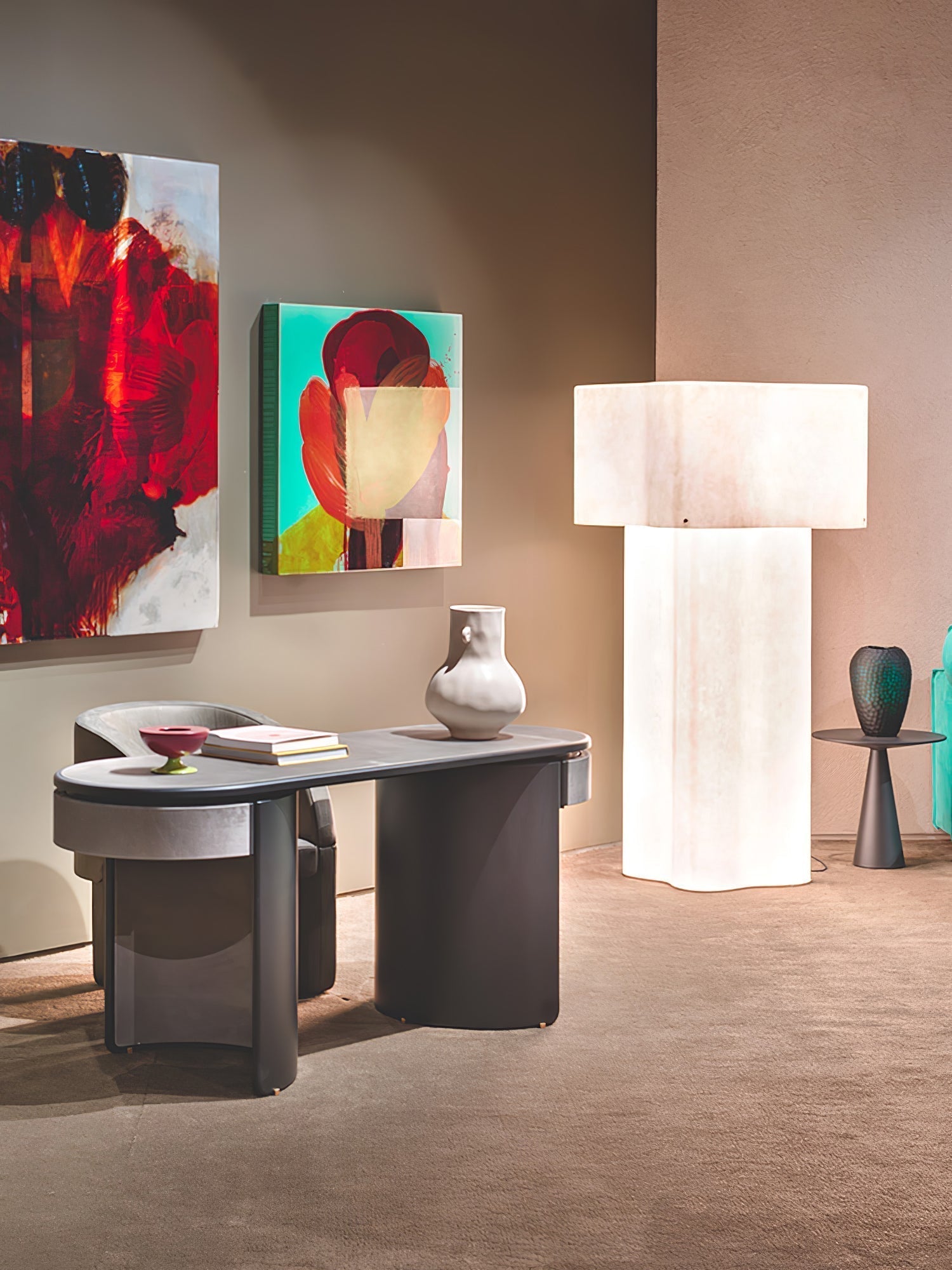 Loneo Minimalist FRP Floor Lamp