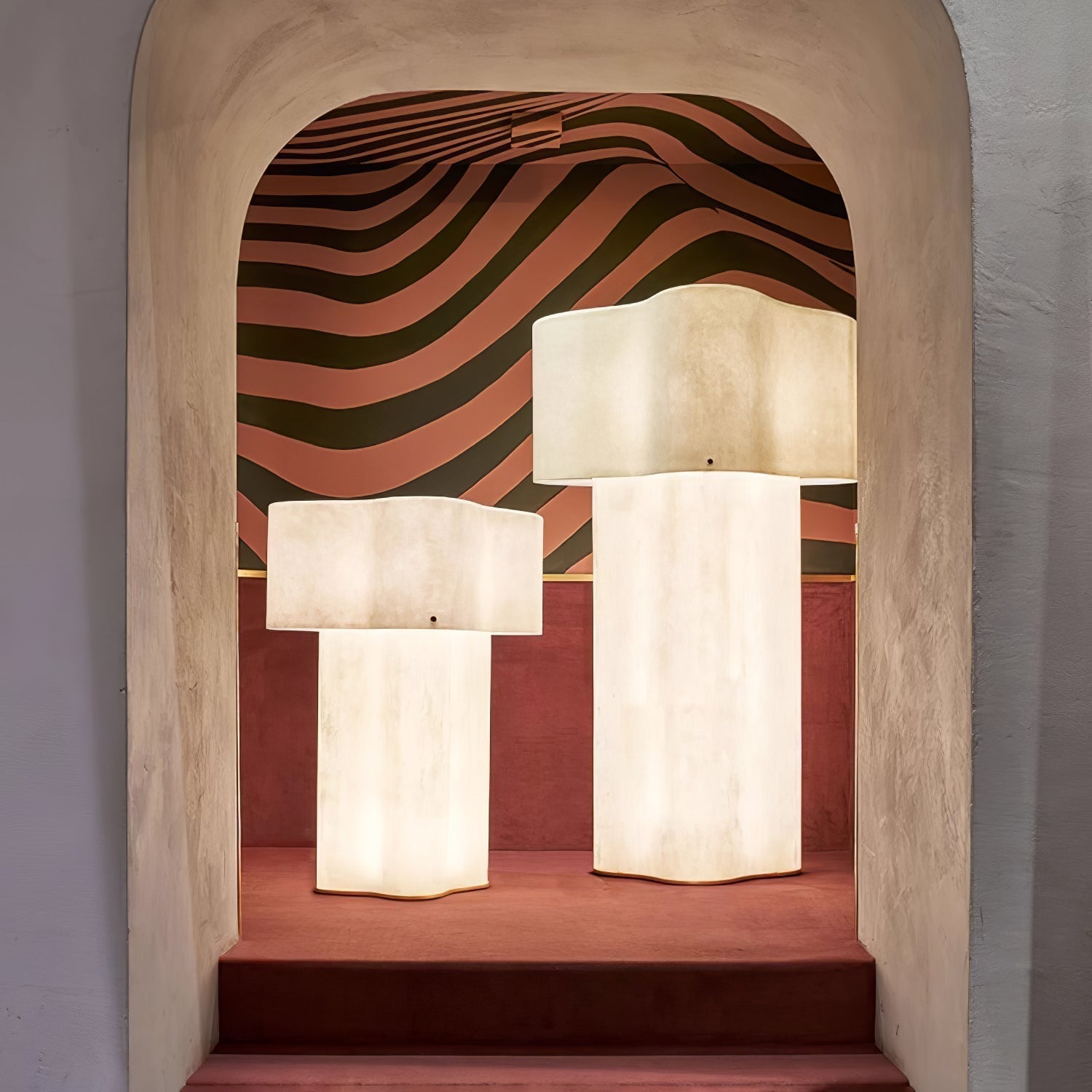 Loneo Minimalist FRP Floor Lamp